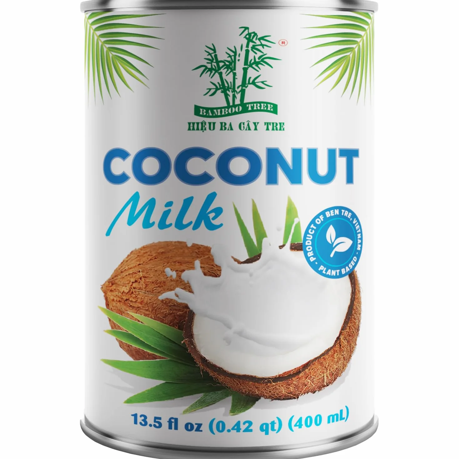 BAMBOO TREE Leche de coco UHT 17-19% grasa 400 ML