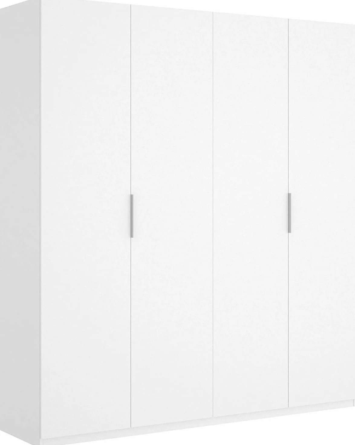 Mobelcenter - Armario 4 Puertas Blanco - Armario Matrimonio 200 cm de Altura - Acabado Color Blanco Brillo - Medidas: Ancho: 180 cm x Fondo: 52 cm x Alto: 200 cm - (0537)