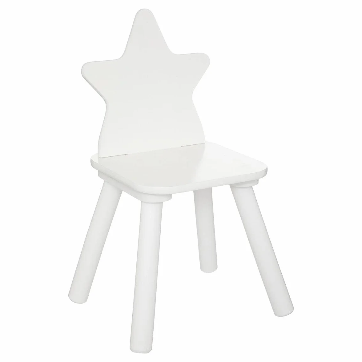 Atmosphera - Silla Infantil Stars - Madera y Pino - Blanco