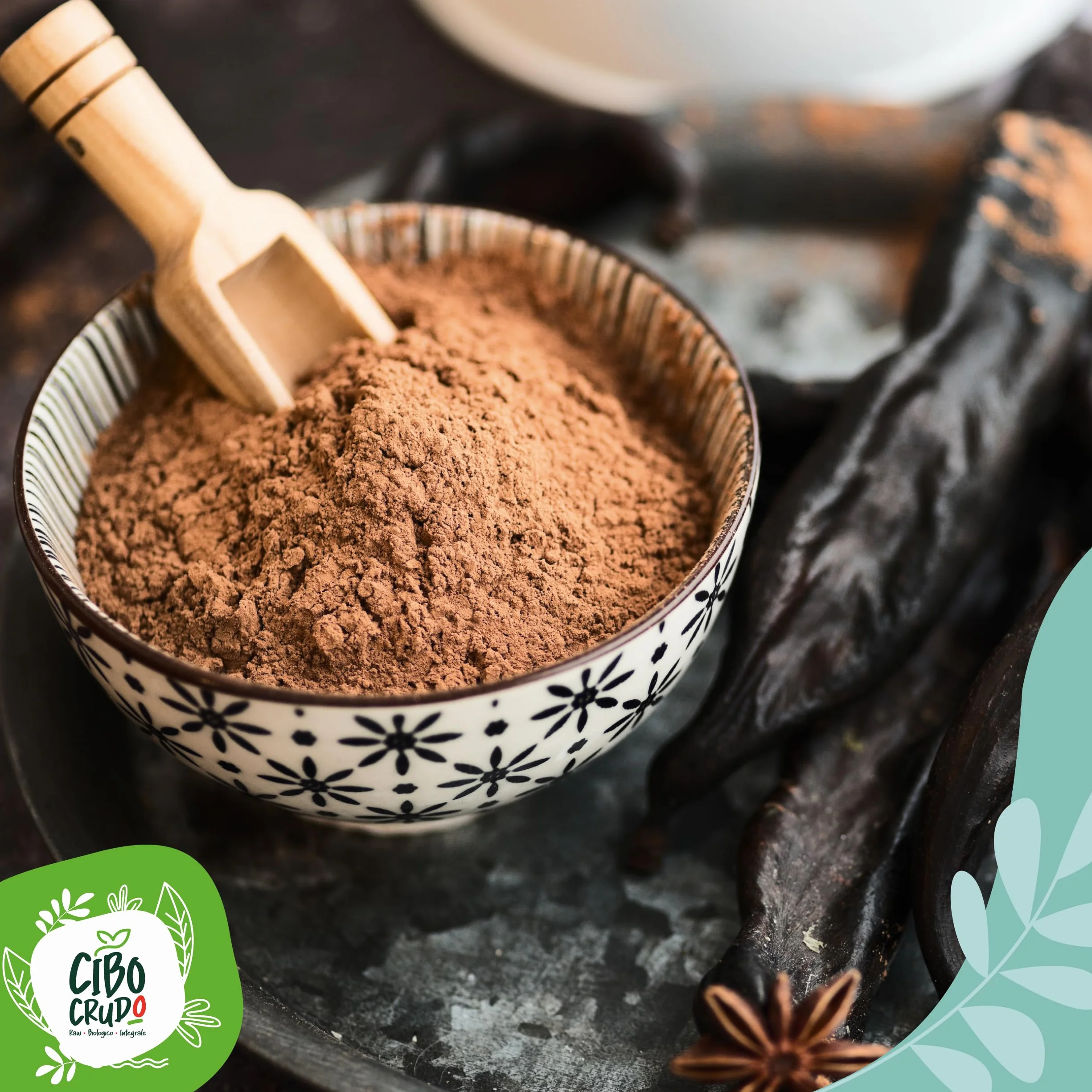 Harina de Algarroba Ecológica 500g - Sin Gluten, Orgánica, en Polvo para Helados