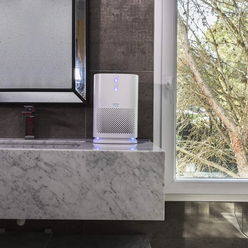 Cecotec TotalPure 1500 Connected Purificador de Aire HEPA 26W 100 CADR 40 m3 Blanco
