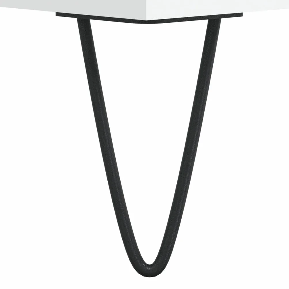 vidaXL Mueble para Discos Madera contrachapada Blanco 84,5x38x89 cm