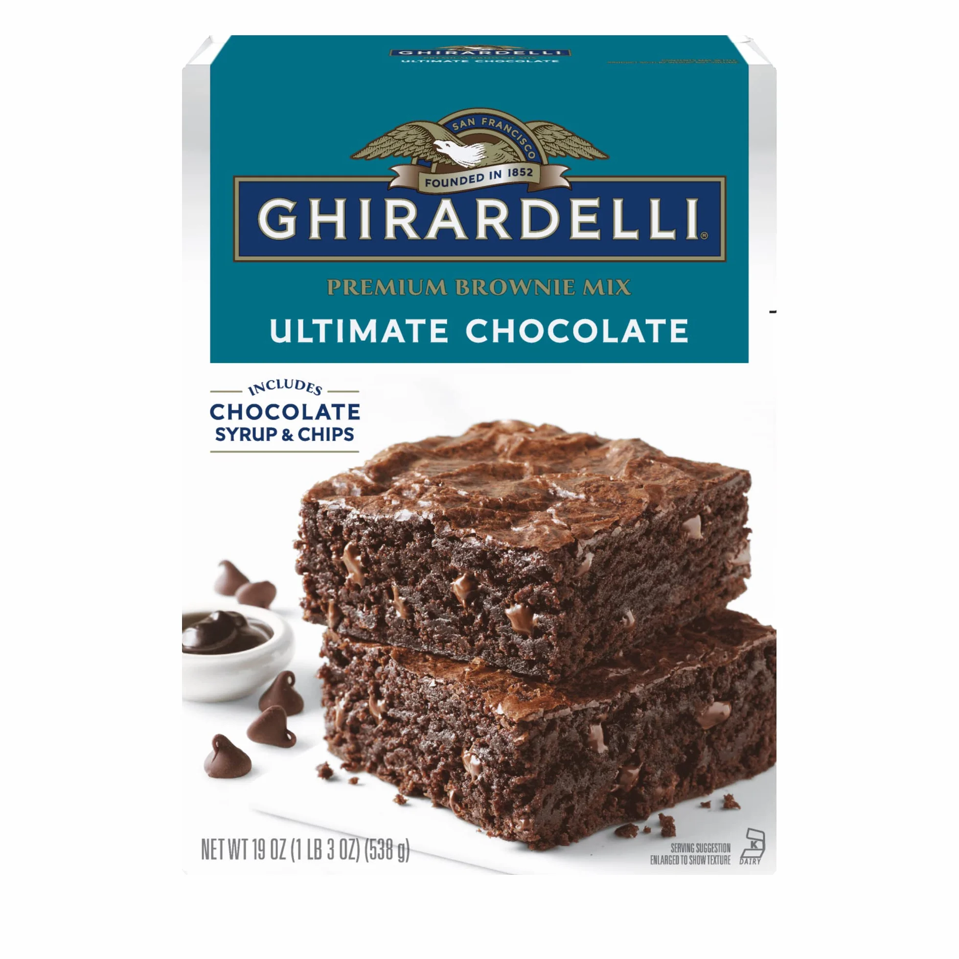 GHIRARDELLI Triple Fudge Brownie Mix, 19 oz