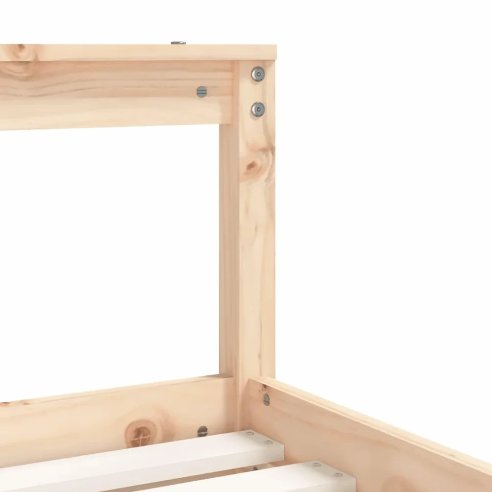 vidaXL Estructura de Cama para niños Madera Maciza de Pino 70x140 cm