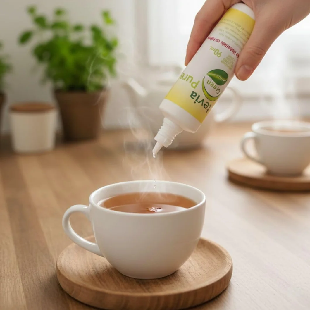 Stevia Gallega Pure Green Stevia Líquida Edulcorante Vegano Sin Calorias 90 ml