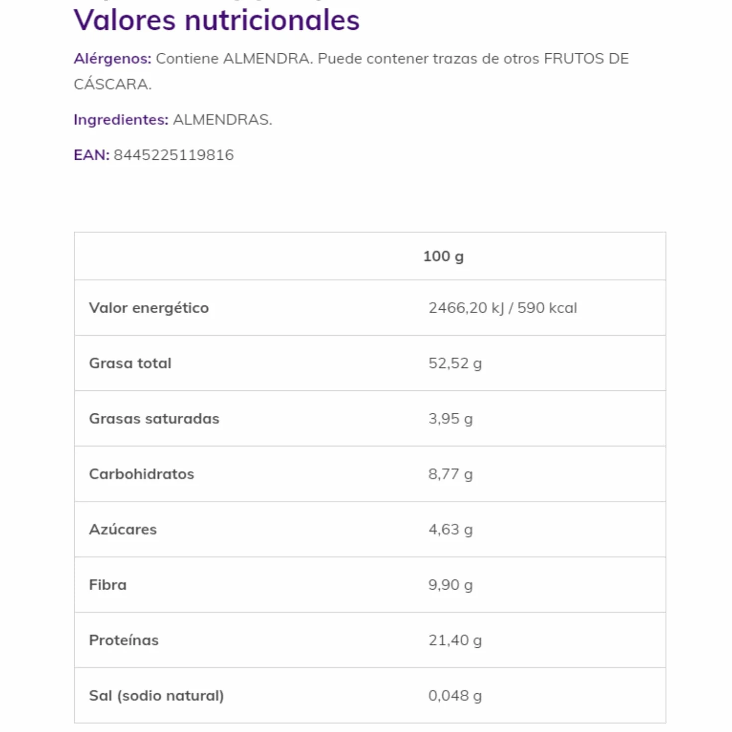 Harina de almendra 2 KG nut&me 100% almendra Extrafina Sin Gluten Keto Repostería