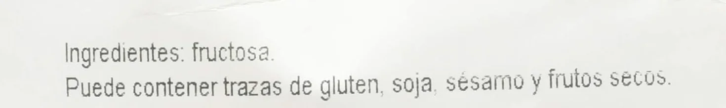 El Granero Integral Fructosa 1 kg Endulzante Natural Bajo Índice Glucémico