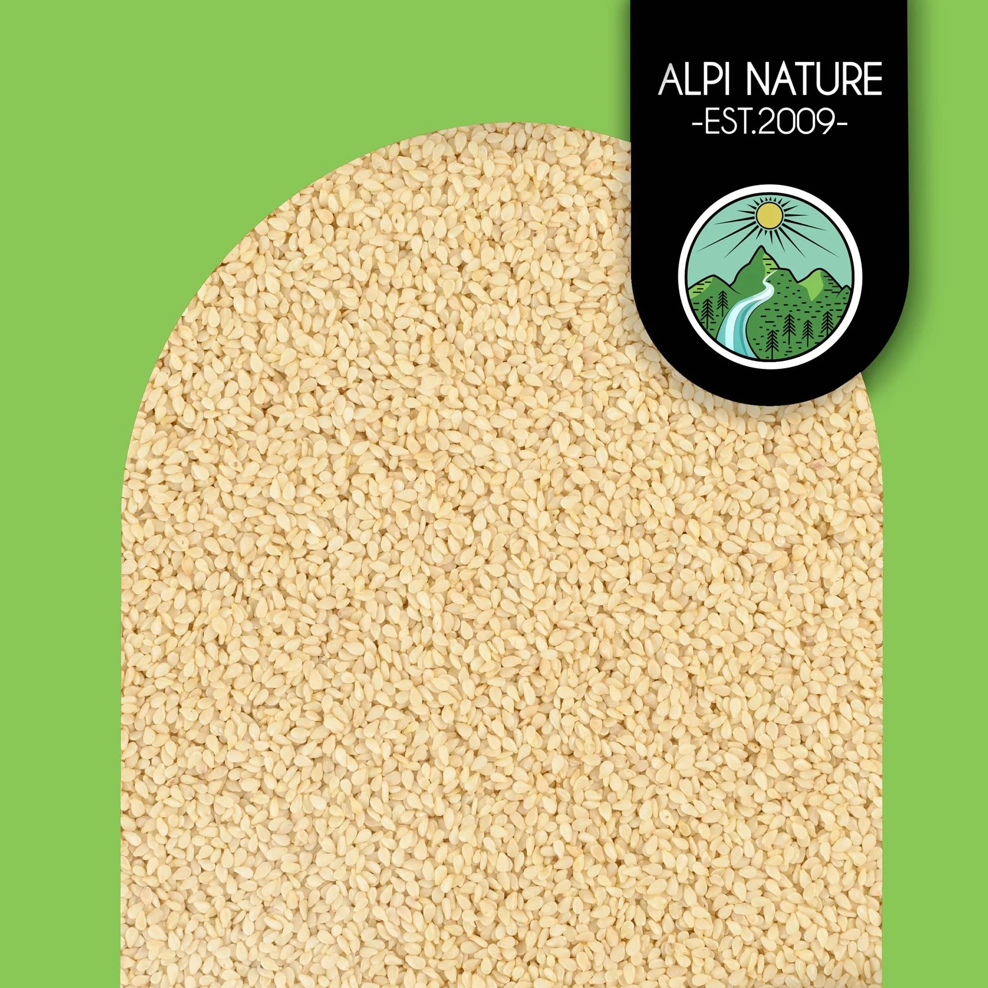 Alpi Nature Semillas de Sésamo Blanco Peladas 500g sin Gluten