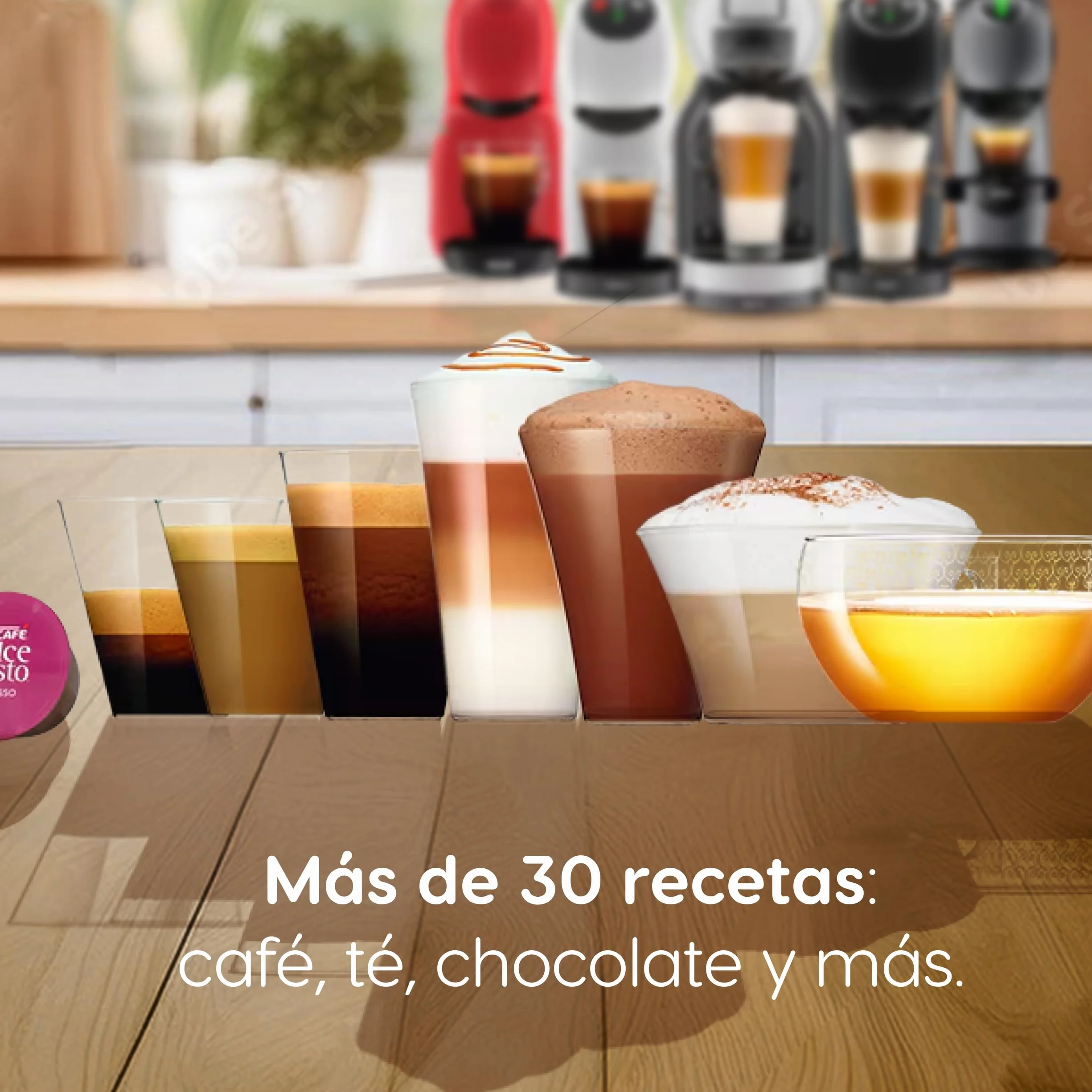 NESCAFÉ Dolce Gusto Café con Leche intenso Cápsulas de Café 48 Cápsulas Intensidad 9 Originales