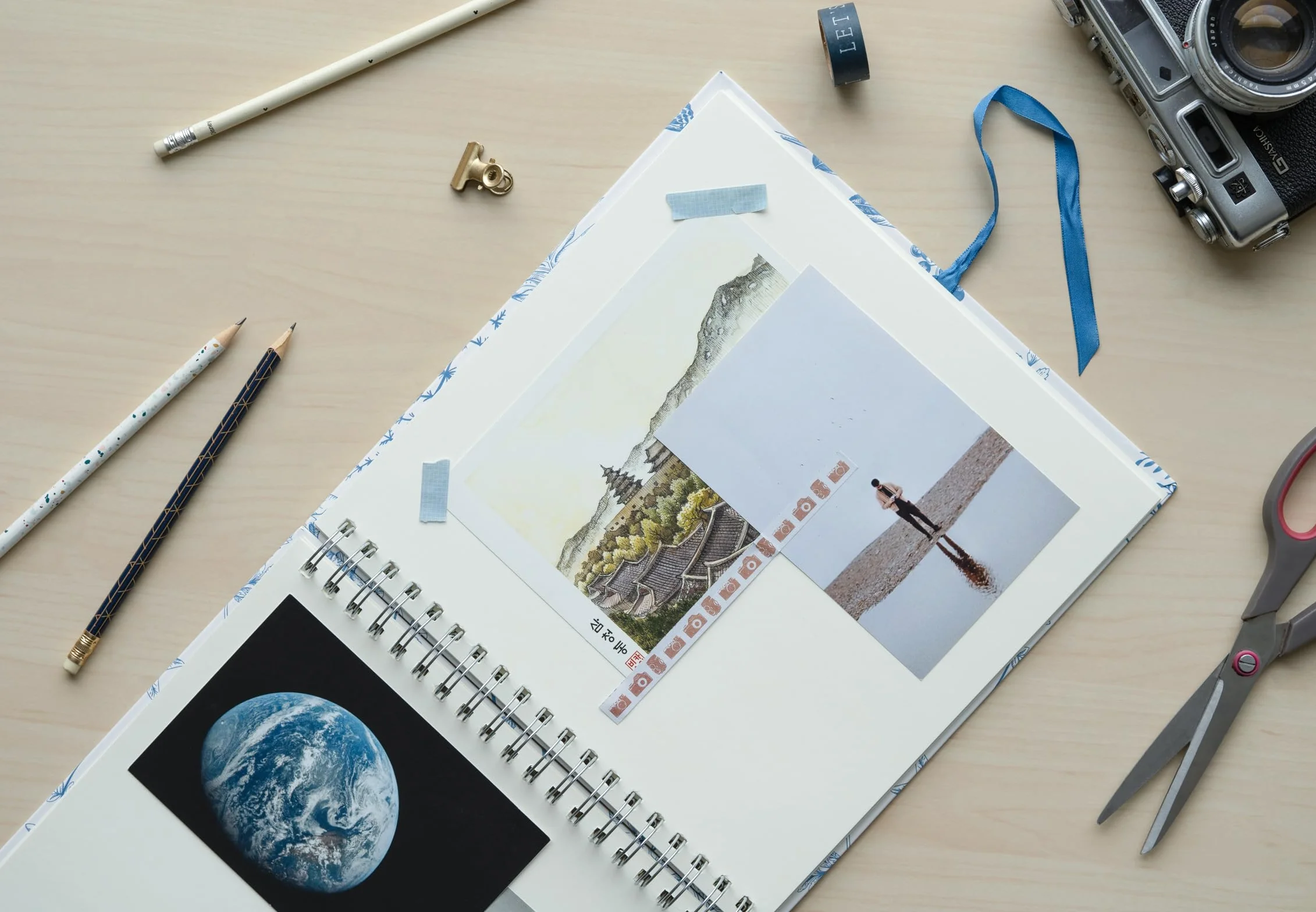 Album fotos para pegar y escribir Nature - Scrapbook: Photo album Personalizable │ Albumes para fotos con Tapa dura │ 40 págs (26x26 cm)