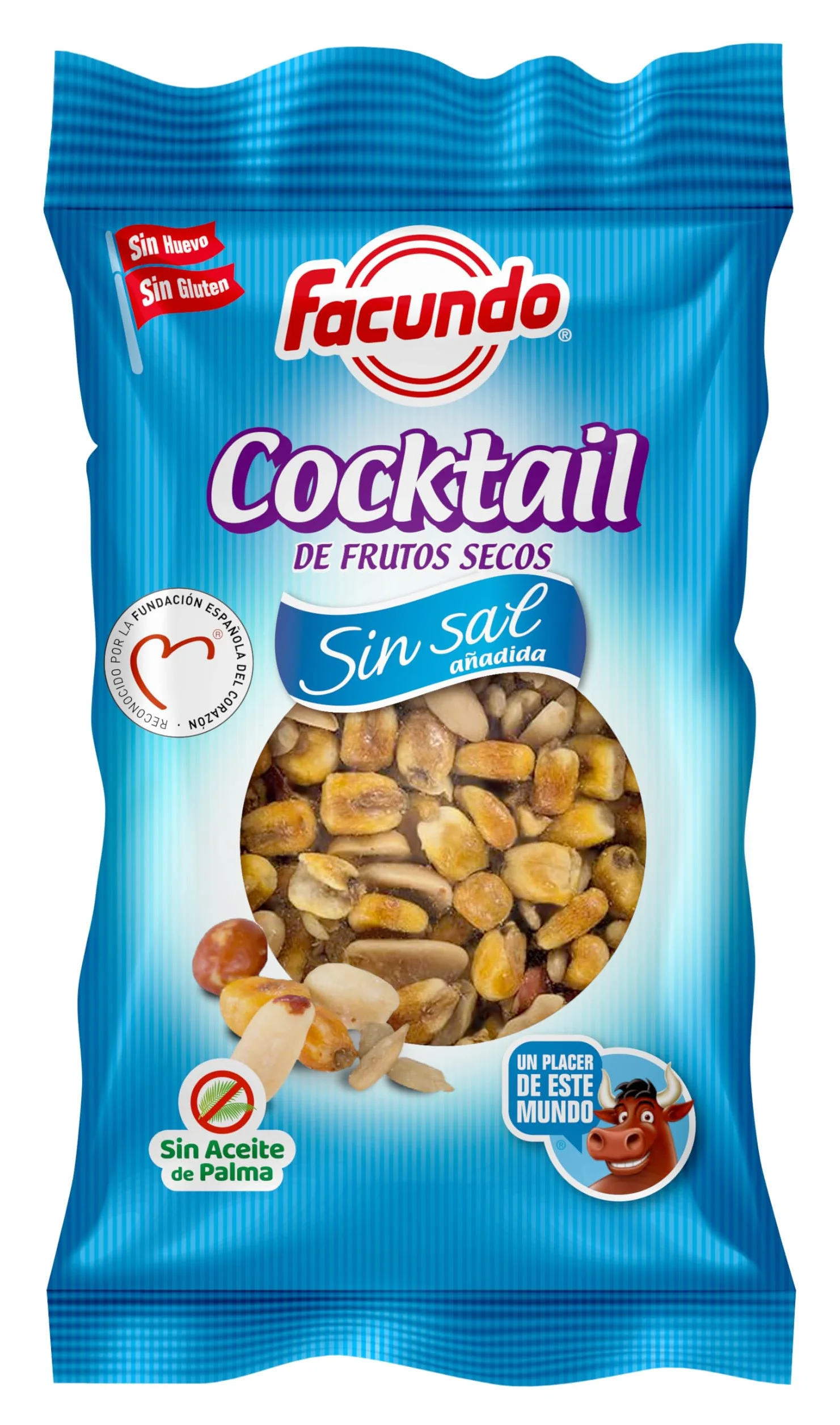 Facundo Mix de Frutos Secos Sin Sal 150g Snack Crujiente Natural