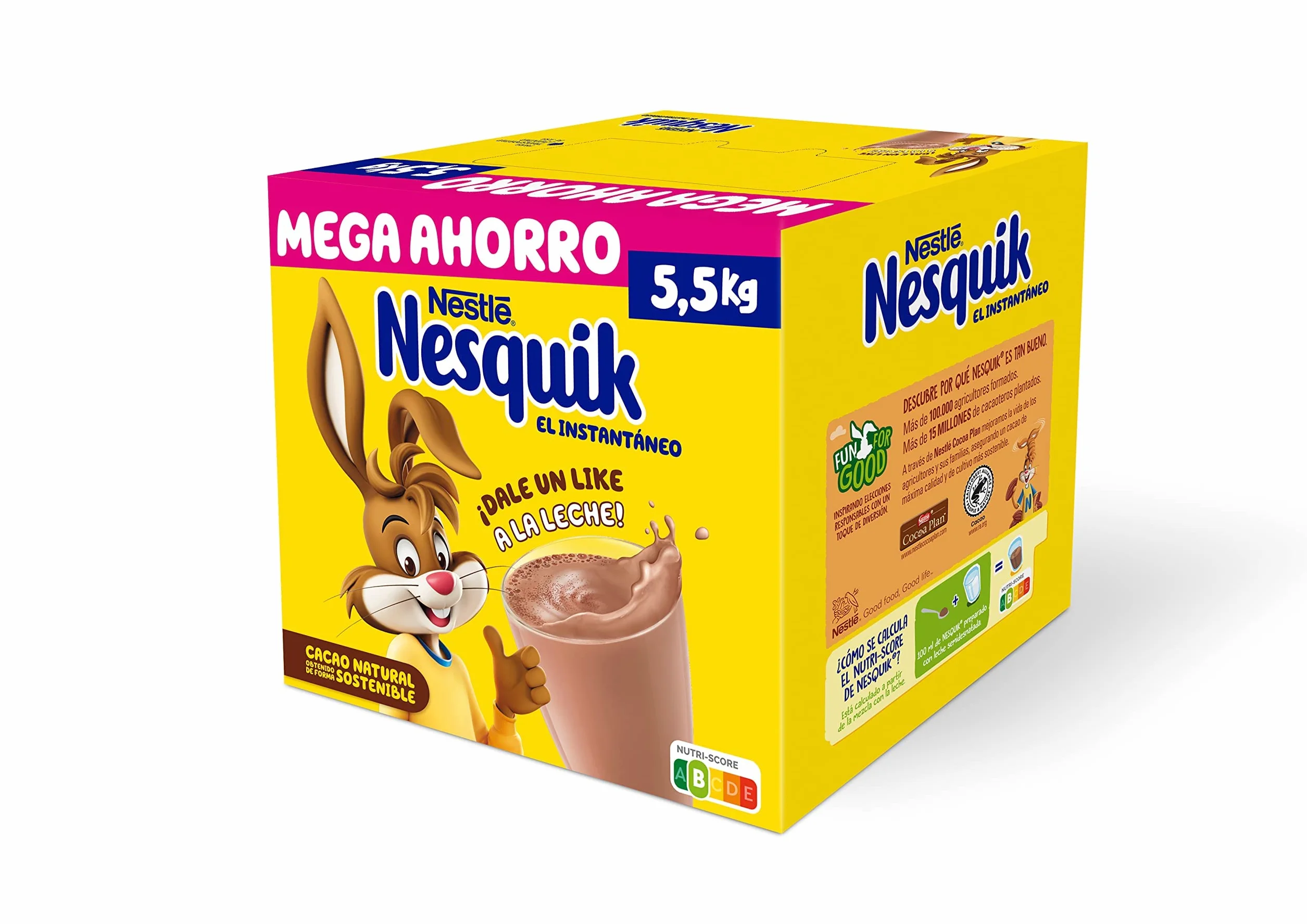 NESTLÉ NESQUIK Instantáneo Cacao Soluble 5.5kg Estuche
