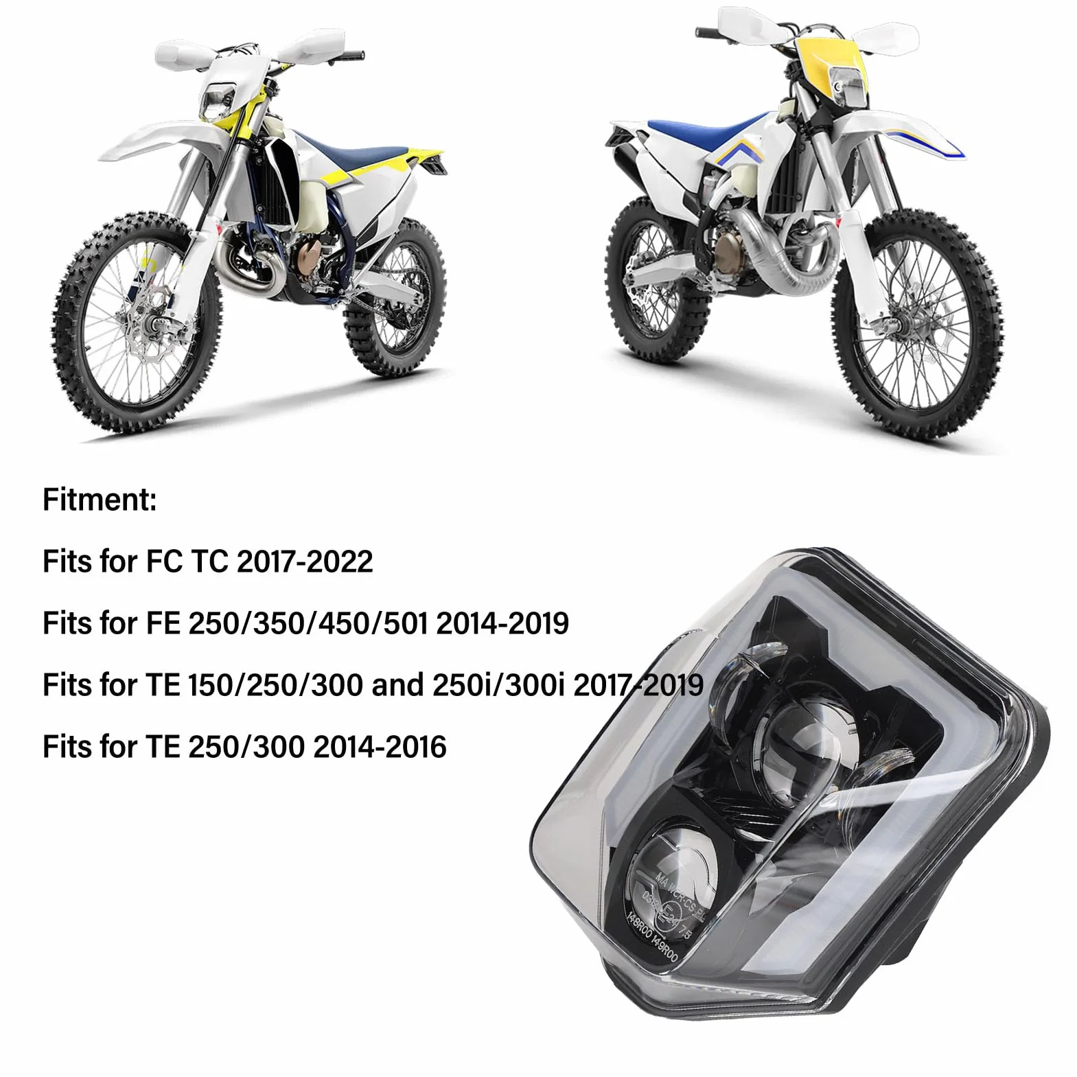 Iluminación excepcional, reemplazo de Mecha de luz de Cabeza de Motocicleta de Alta Durabilidad for el Modelo FC TC FE TE