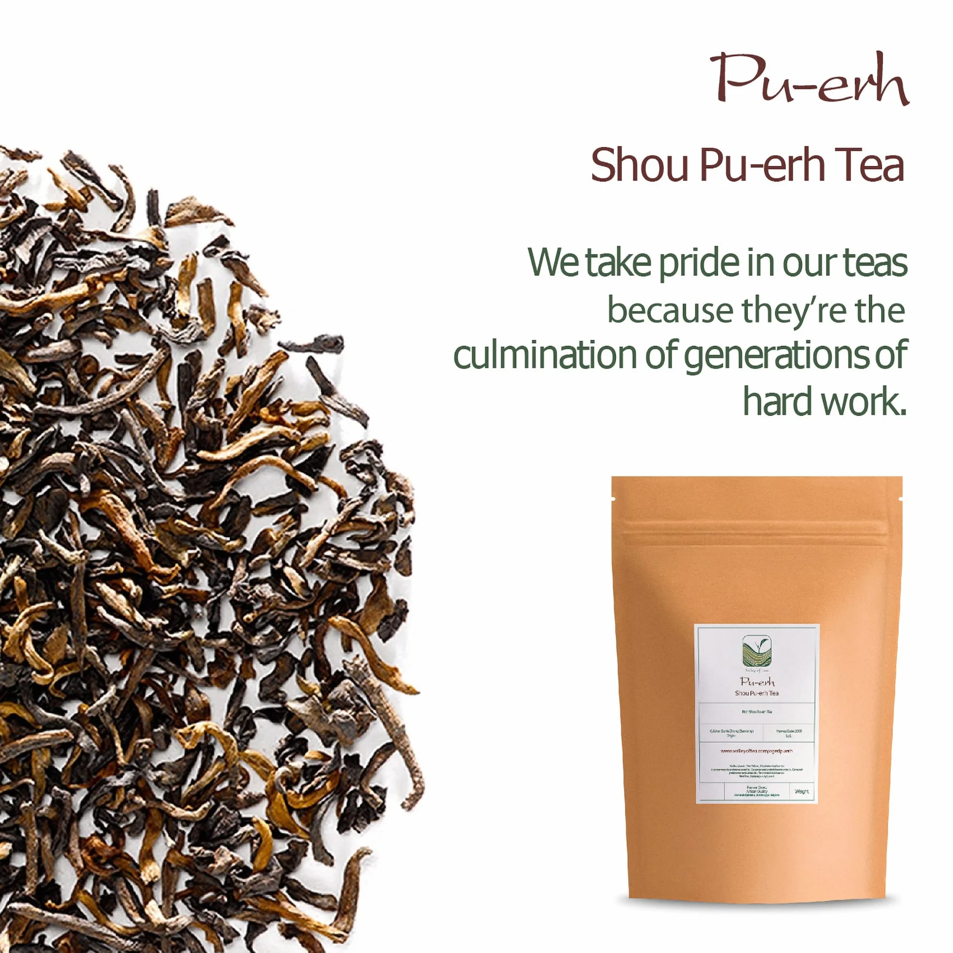 Pu-Erh Té Yunnan China Hoja Suelta