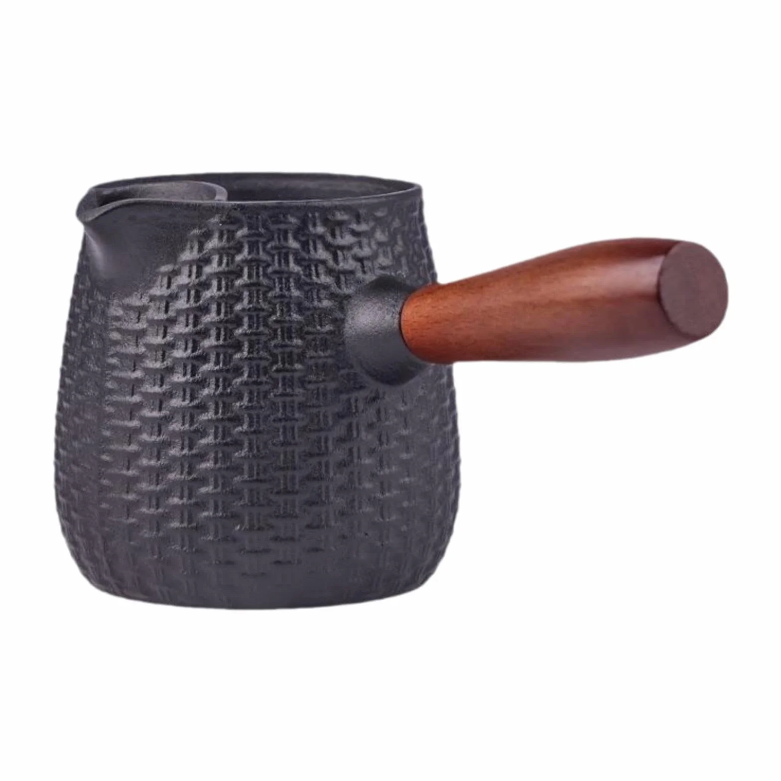 Tetera de Hierro Fundido con, Tetera para Té de, Tetera de Cerámica con Estampado Floral, Diseño Clásico Hecho a Mano, Mango Erg