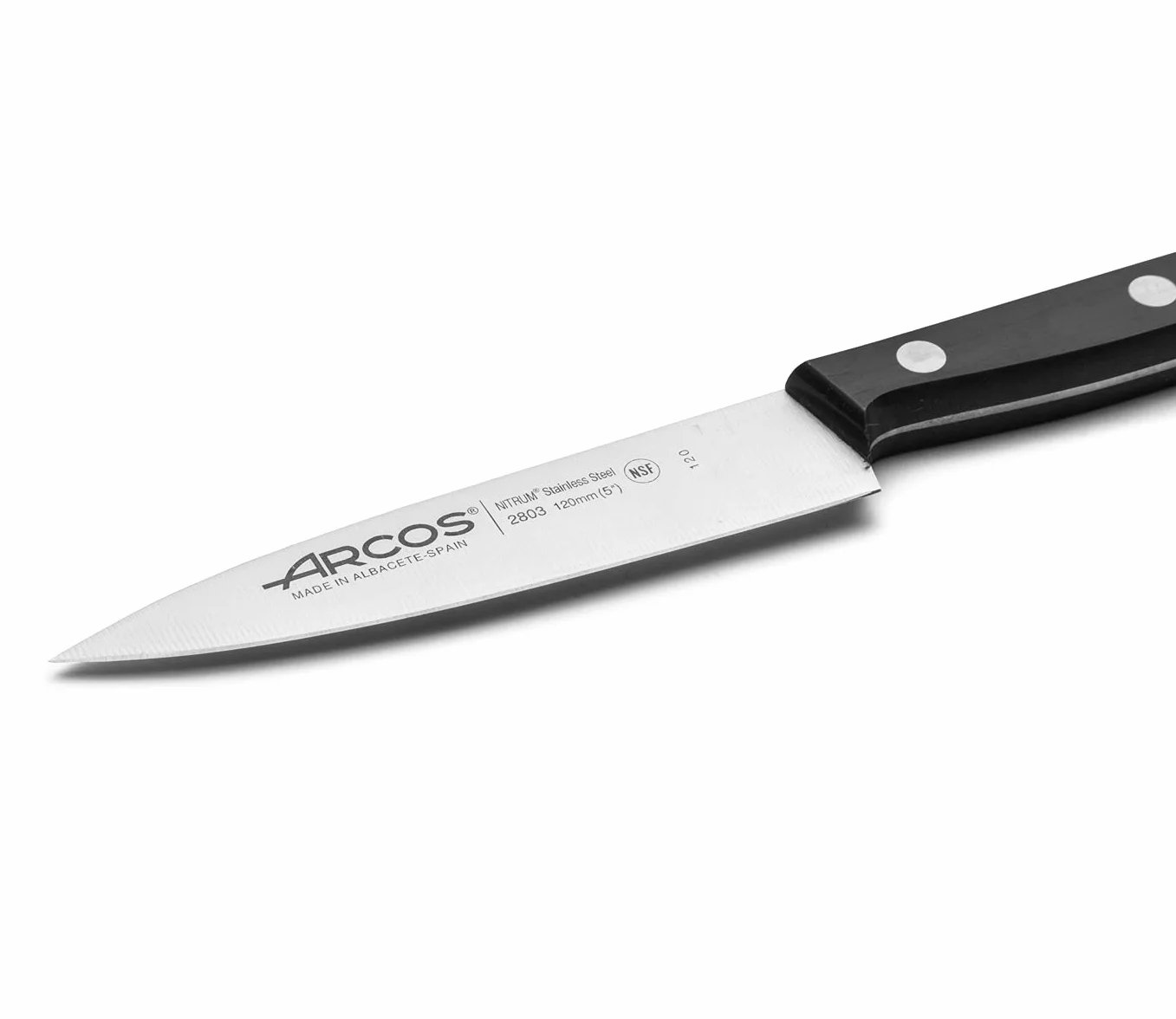 Arcos Cuchillo Chef Acero Inoxidable 120 mm, Serie Universal, Czarny