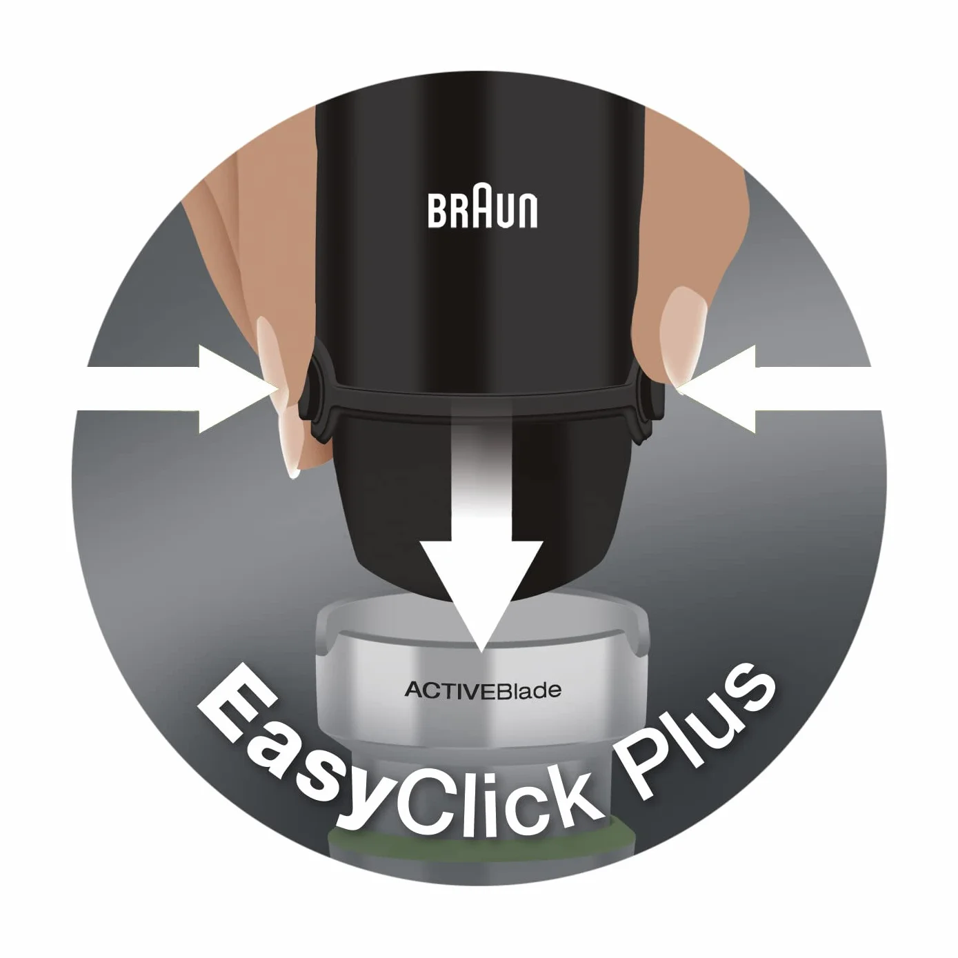 Braun Accesorio batidora de globo Easy Click MultiQuick 5 7 9 MQS 050 Plástico Negro