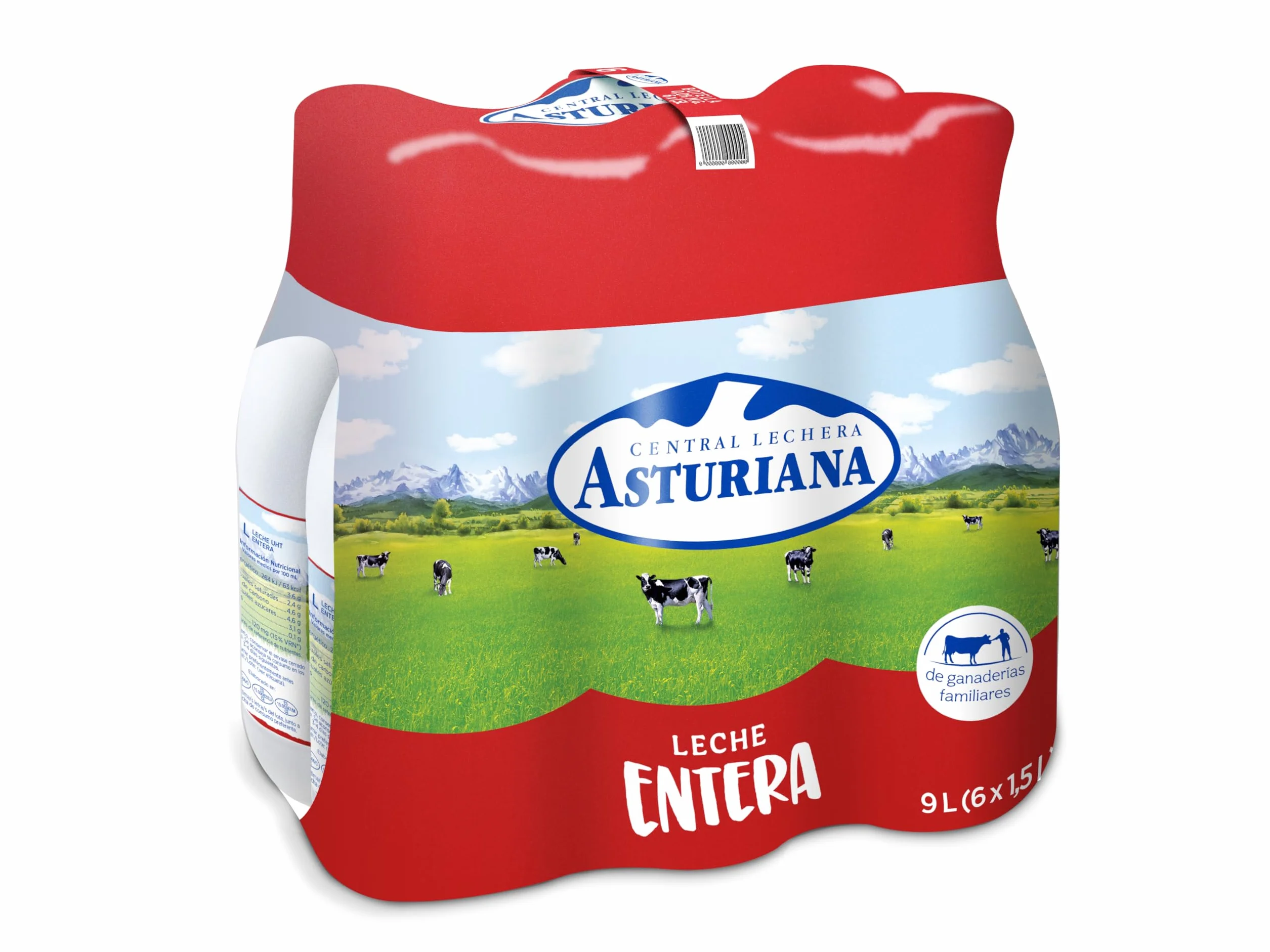 Central Lechera Asturiana Leche Entera Pack 6 x 1.5L