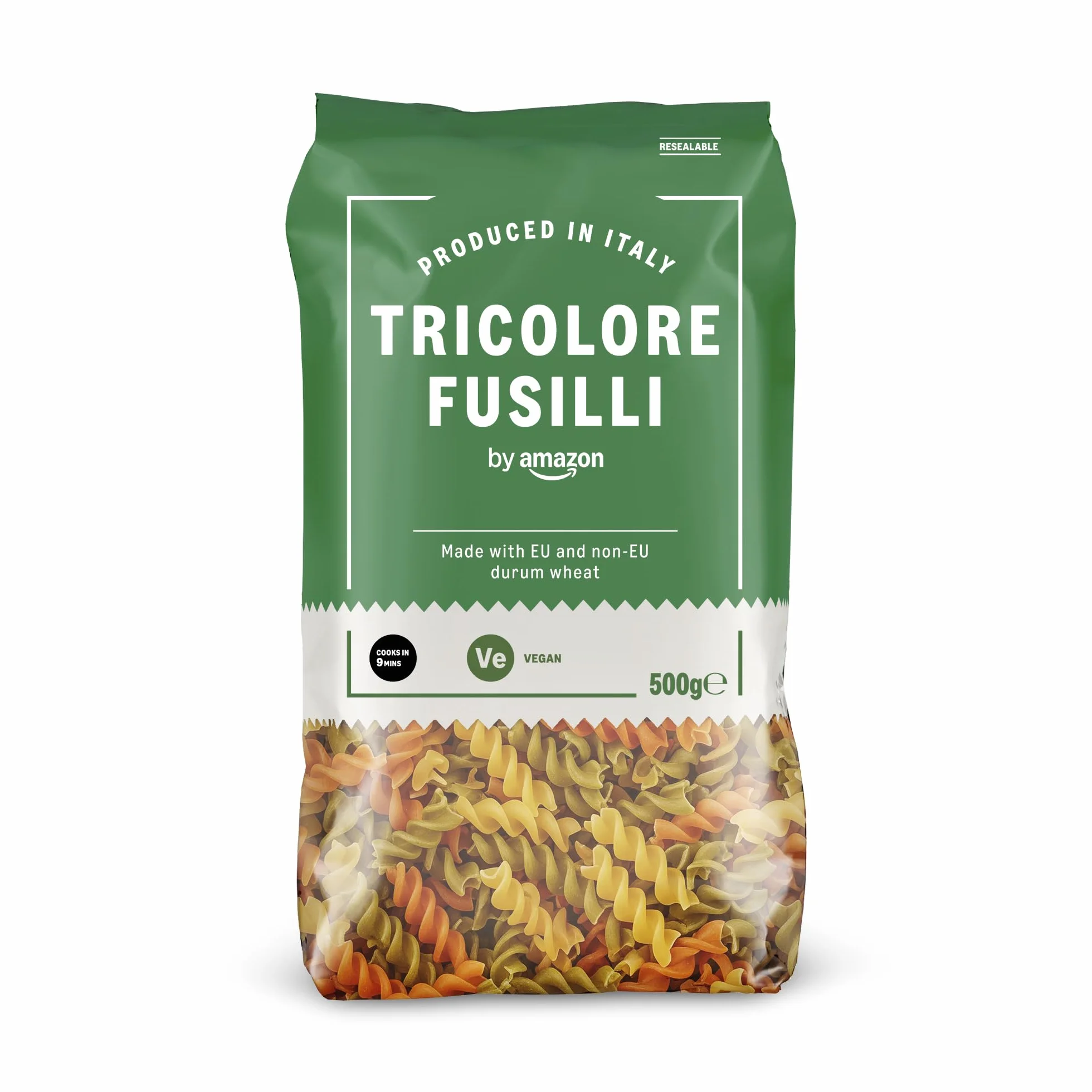 Fusilli Tricolor 500g by Amazon
