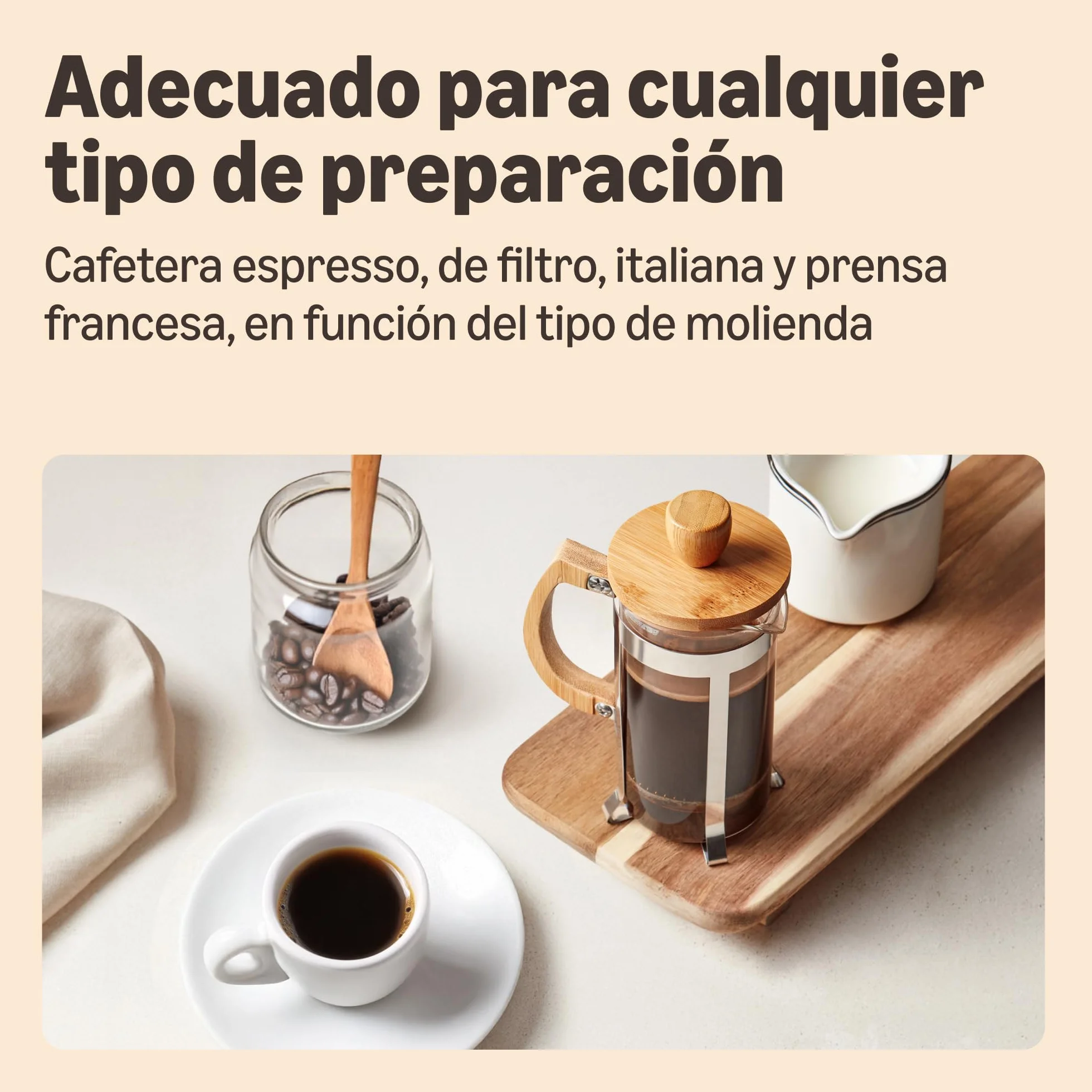 Amazon Café En Grano Natural, Puro Arabica, Tueste Medio, 1kg, Rainforest Alliance