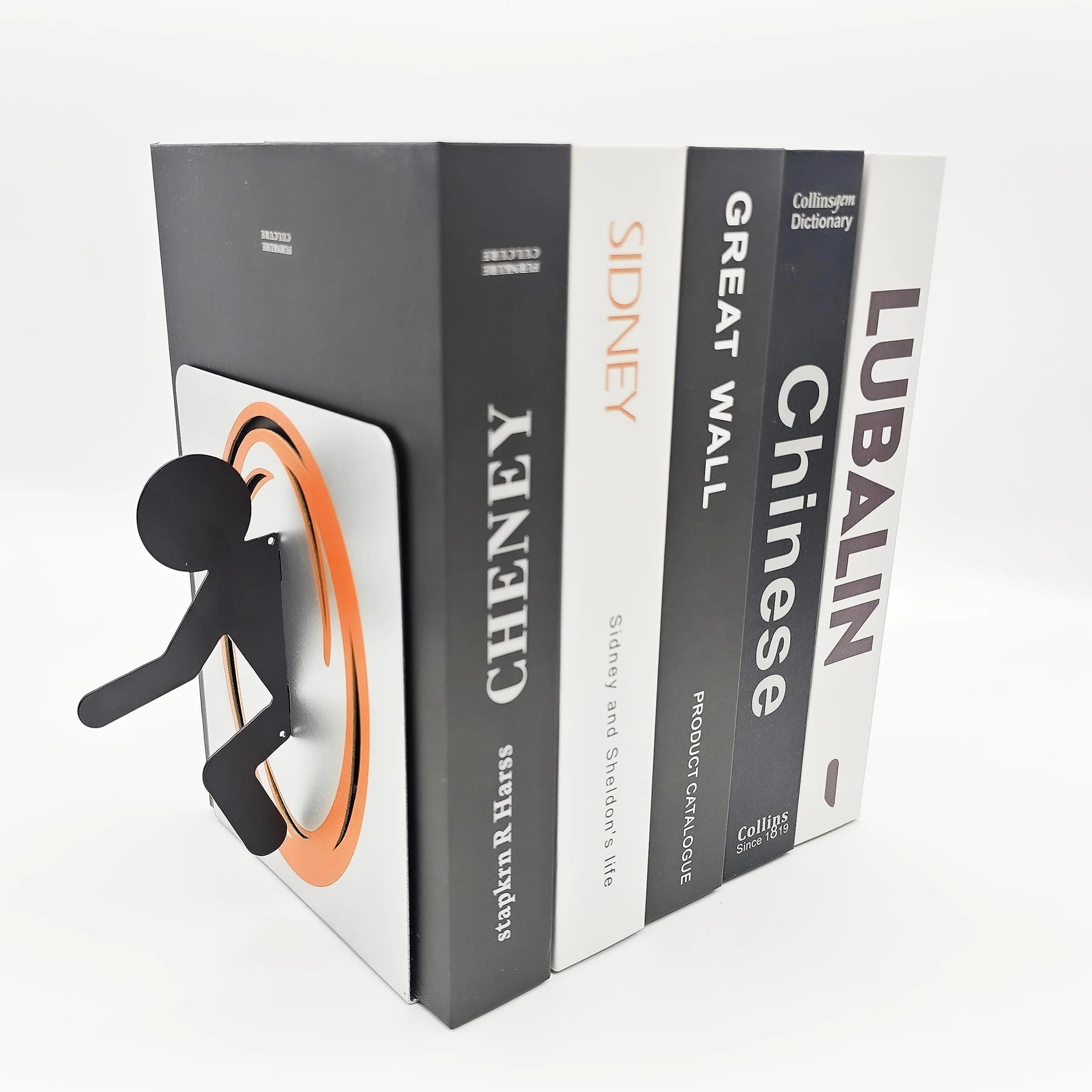 Sujetalibros de Portal de Metal Resistente, Regalo Creativo para los Amantes de los Juegos