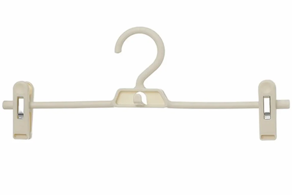 Perchas Camisas Perchas para Pantalones, Perchas para Faldas, Perchero con Clips, Perchas De Plástico con Pinza para Pantalones para Trabajo Pesado, Ultrafinas Hombros para Perchas(A,10 Pcs)