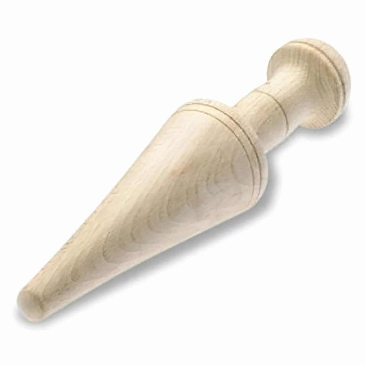 Lacor - 60300 - Mano de Chino, Mortero de madera, para Colador Chino de Cocina, Madera de haya natural, 25cm