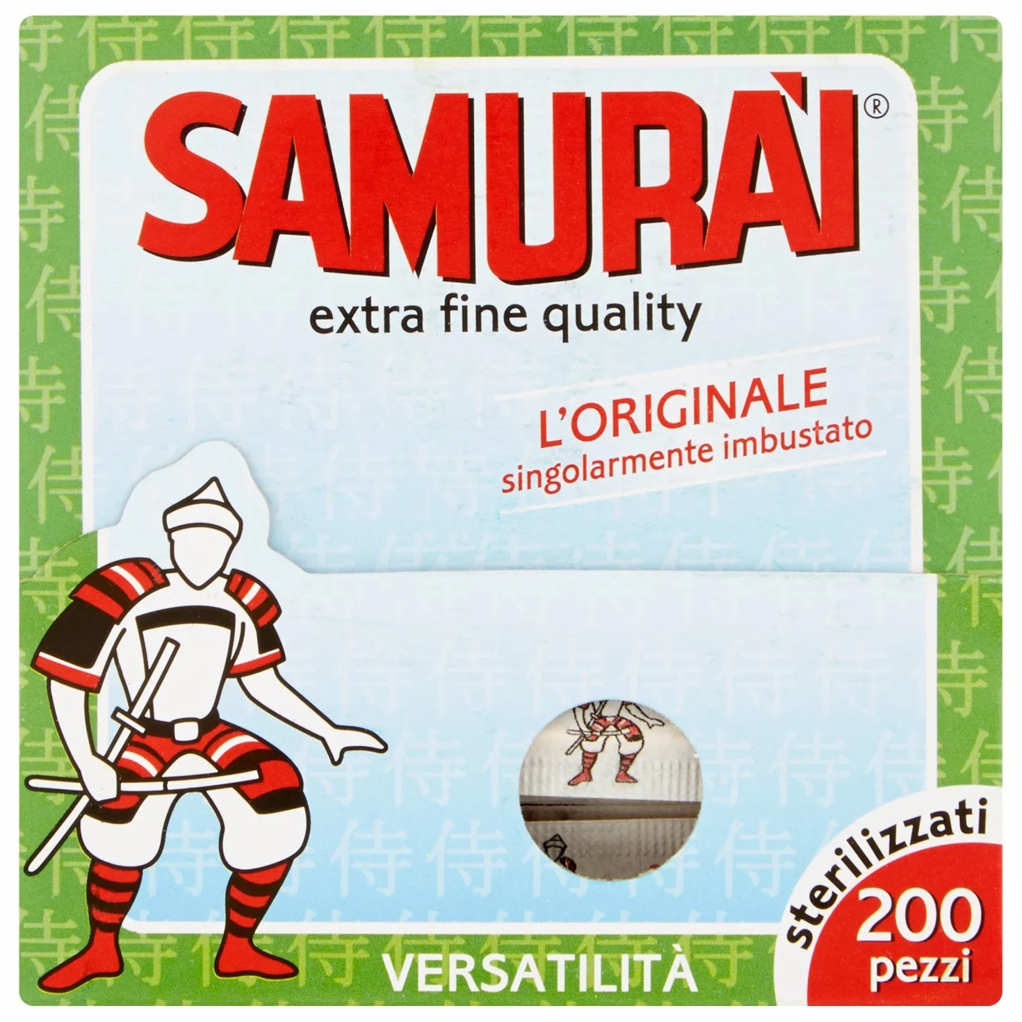 Samurai 531NB Palillo de Dientes Individualmente embalados, Madera, 6.6 x 0.2 x 0.2 cm, 200