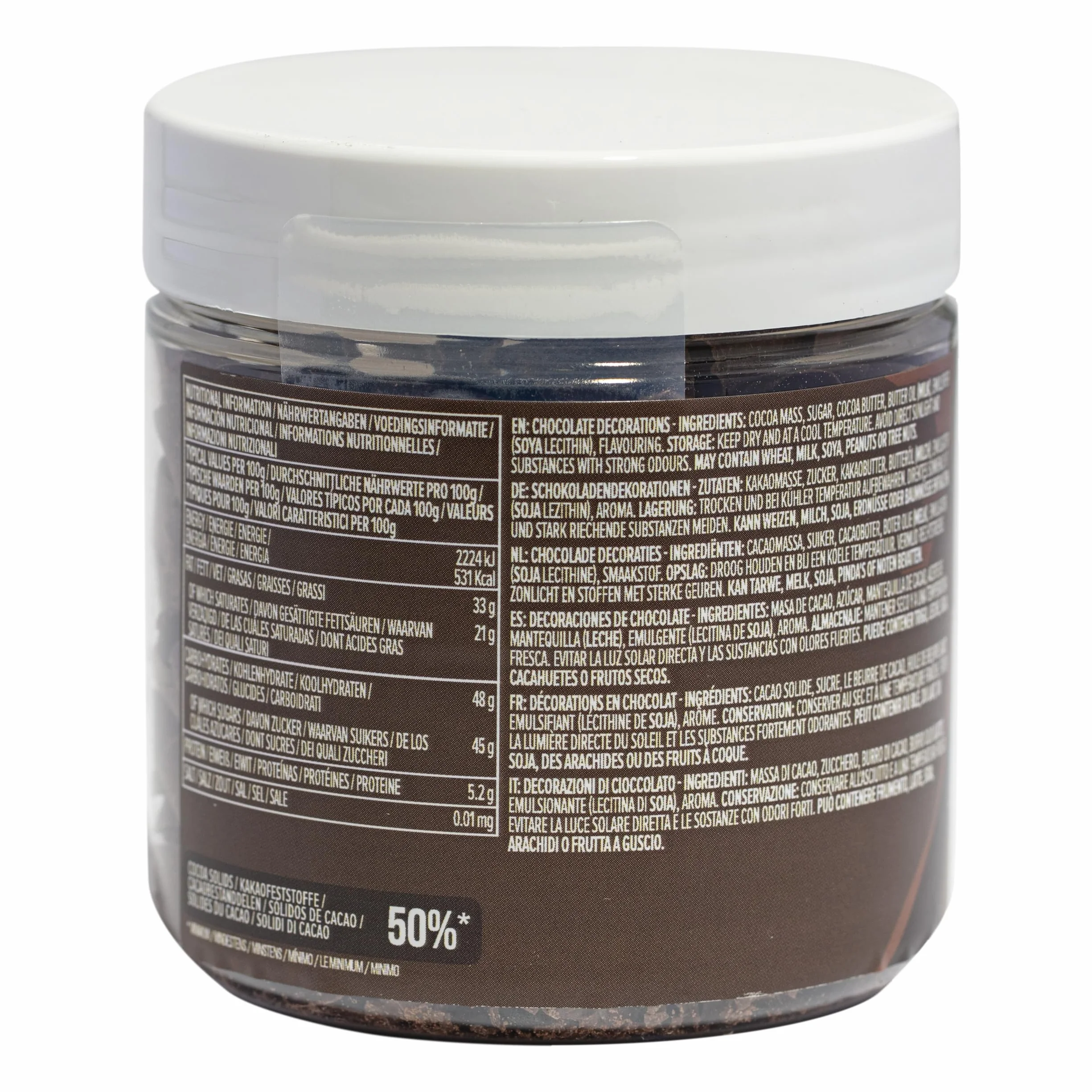 PME Virutas Rizos de Chocolate Negro Belga 85 g
