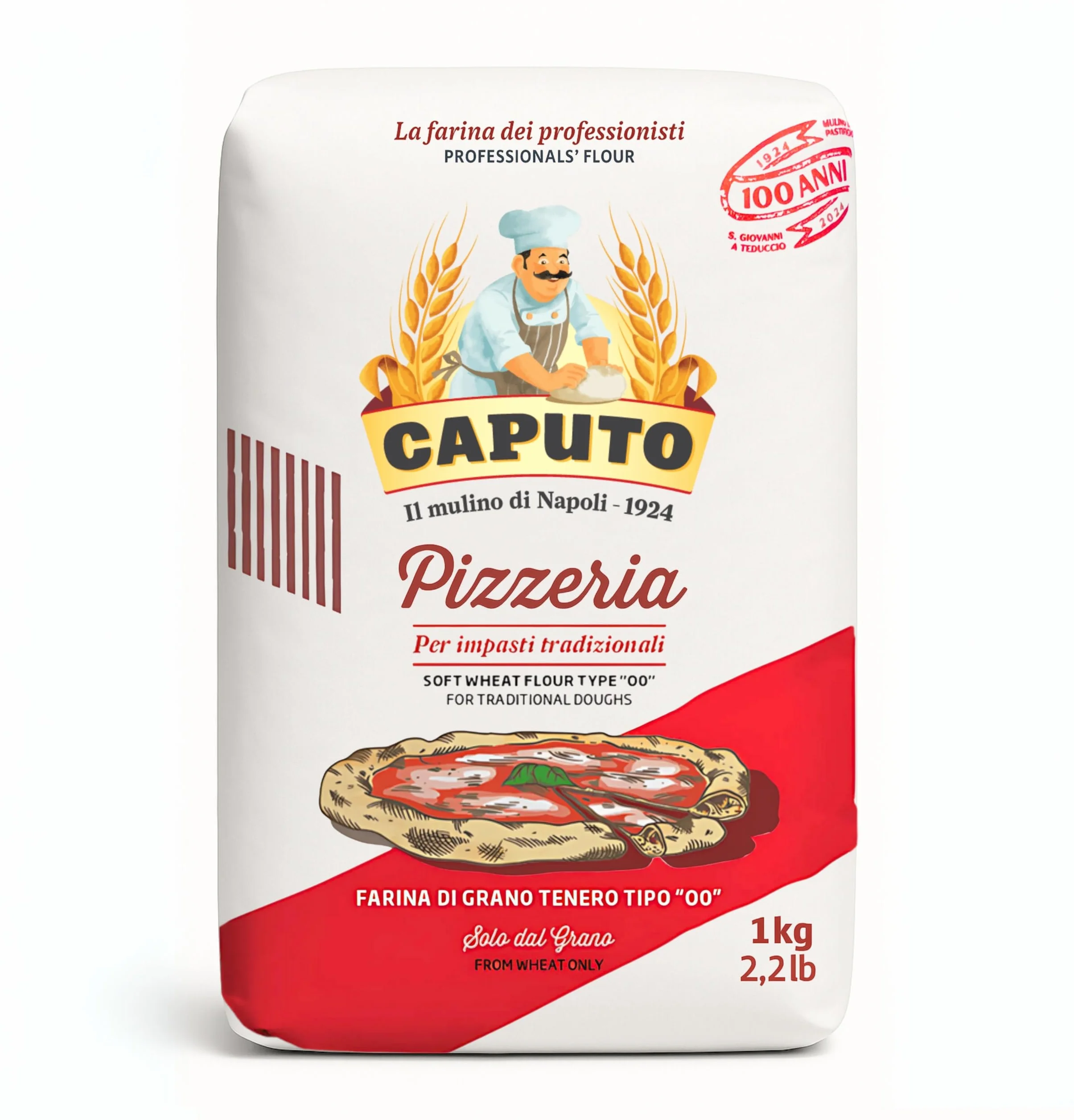 Caputo Pizzeria Harina Italiana Para Pizza Napolitana 1 Kg