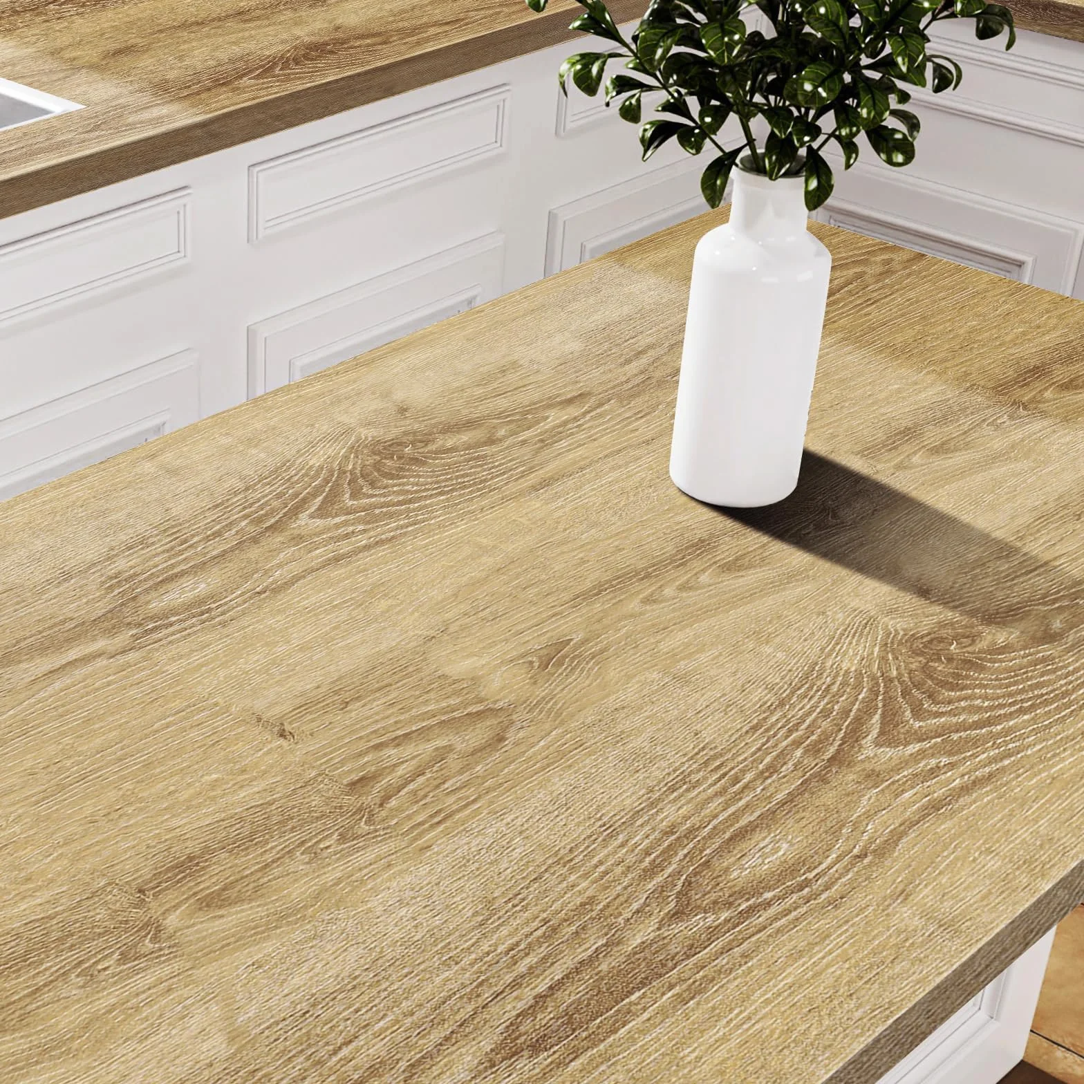 Stickyart Vinilo Adhesivo Muebles Efecto Madera Marrón 60cmX800cm Vinilo Adhesivo Muebles Vinilo Adhesivo Cocina Papel Pintado Pared Autoadhesivo Madera Impermeable Decoración de Paredes en Baño