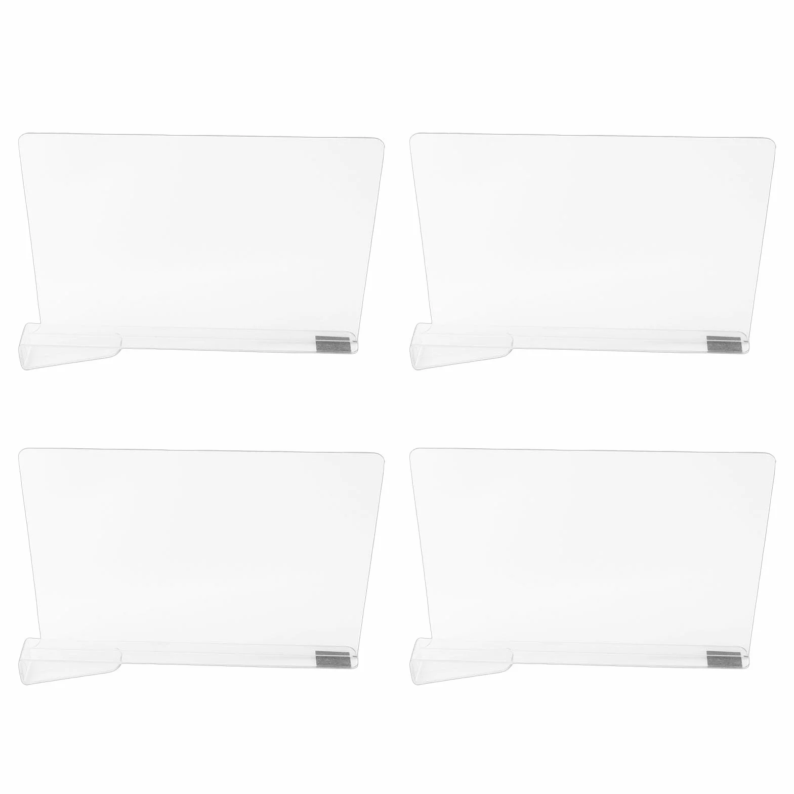 Divisor de Estante de Armario Transparente Pet con Construcción Transparente Resistente para Organizar Armario, Estantes para Libros, Almacenamiento de Bolsos