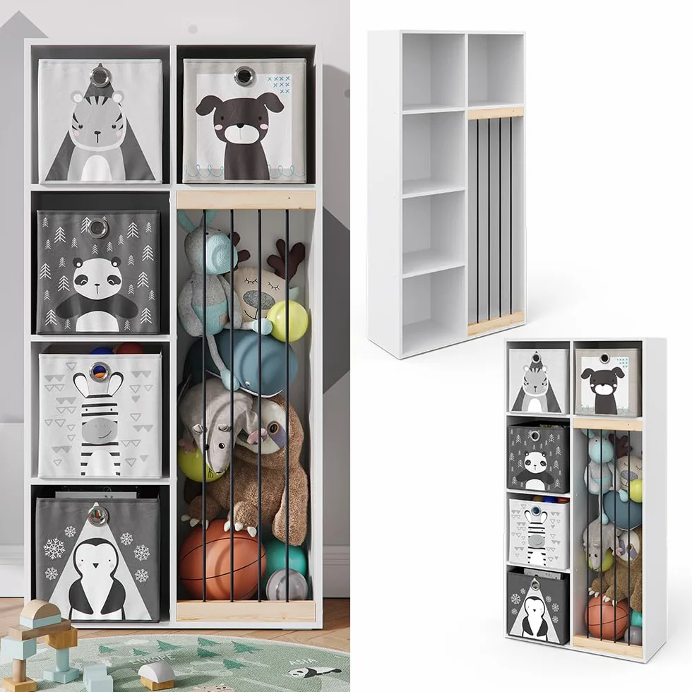 Vicco Estantería Infantil Marvin 72 x 143 cm Blanco