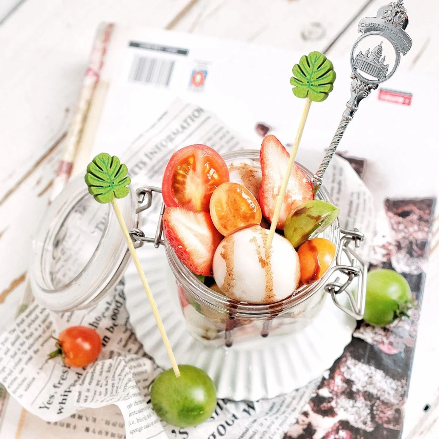 200 Piezas Brochetas De Frutas, Decoración De Cócteles, Brochetas De Comida De Madera, Decoraciones Para Fiestas, Brochetas De Madera Decorativas, Brochetas De Comida Creativas