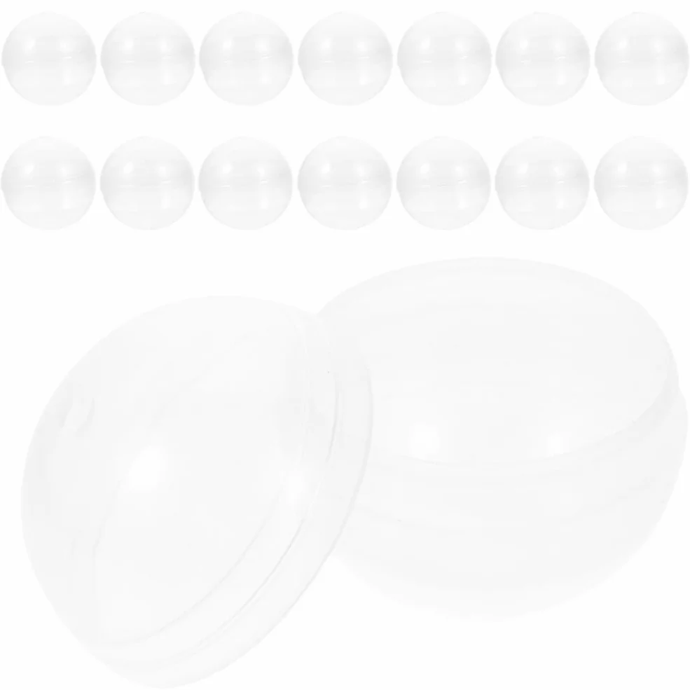 Bolas Transparentes Rellenables de 3.14 Pulgadas para Máquina de Garra Juguetes Dulces Exhibidor y Almacenamiento