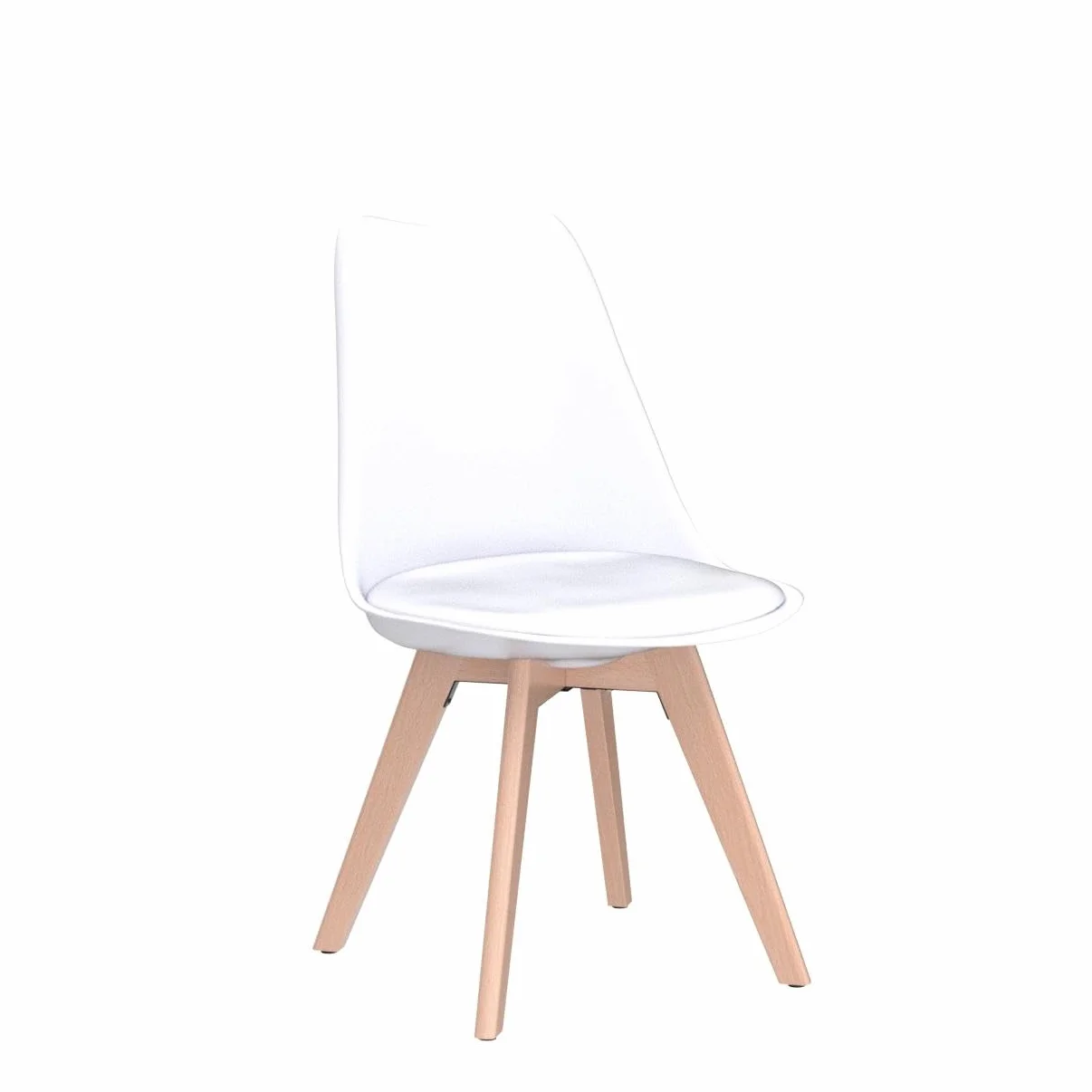 Regalos Miguel - Packs Sillas Comedor - Pack 4 Sillas Synk Basic - Blanco