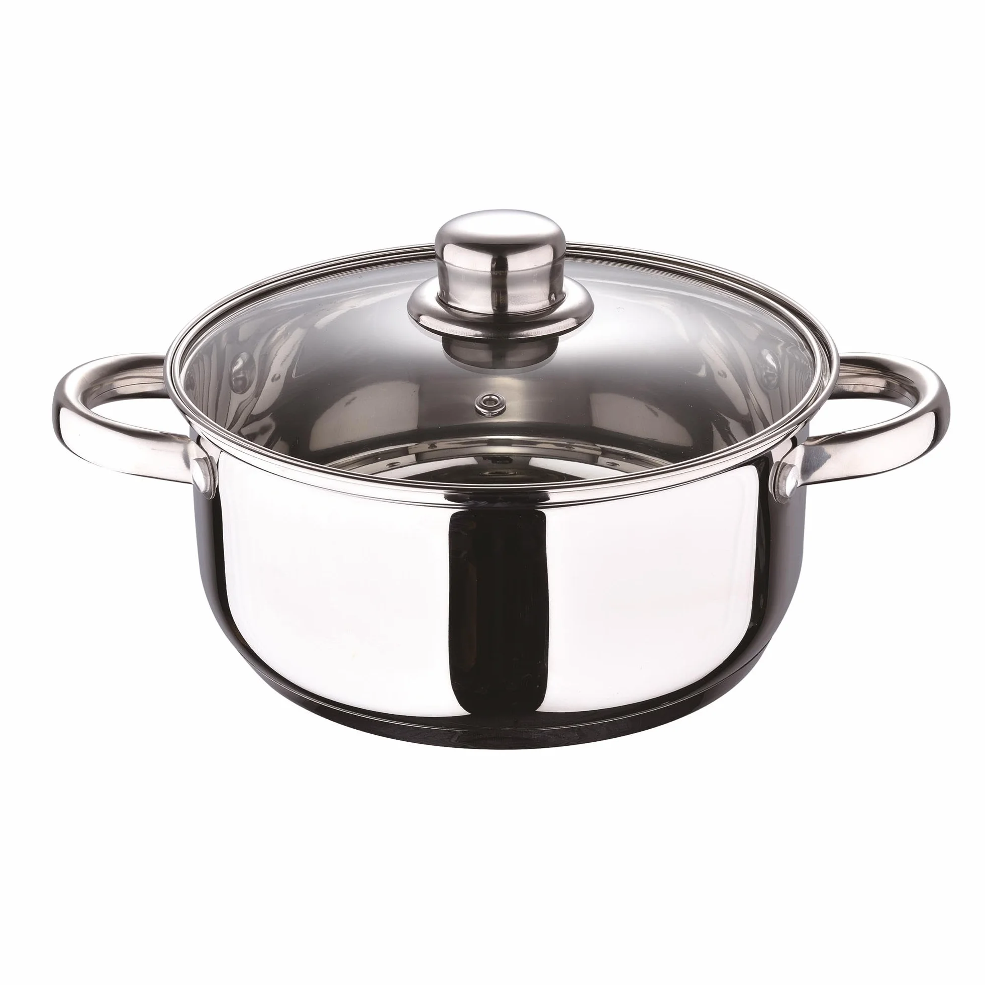 Well Home Juego de Batería de Cocina 7 Piezas Acero Inoxidable Bases Inducción