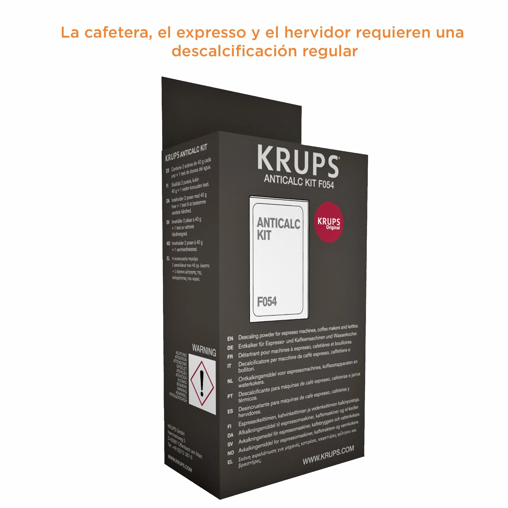 Krups F0540010 Kit Descalcificación Multicolor Talla Única