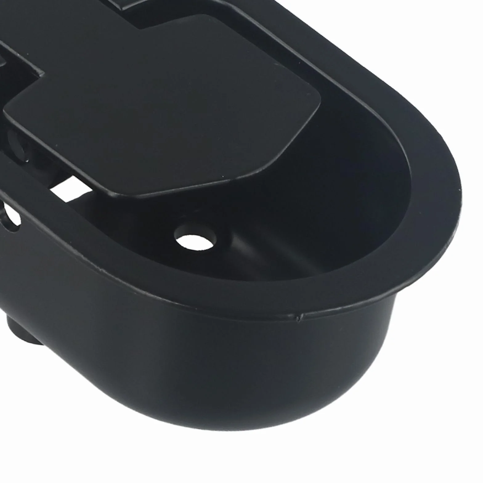 Palanca de repuesto de metal para sillón reclinable, palanca de repuesto para sofá, interruptor de liberación de aleación de aluminio ovalado negro, se adapta a cables de 6 mm y 3 mm