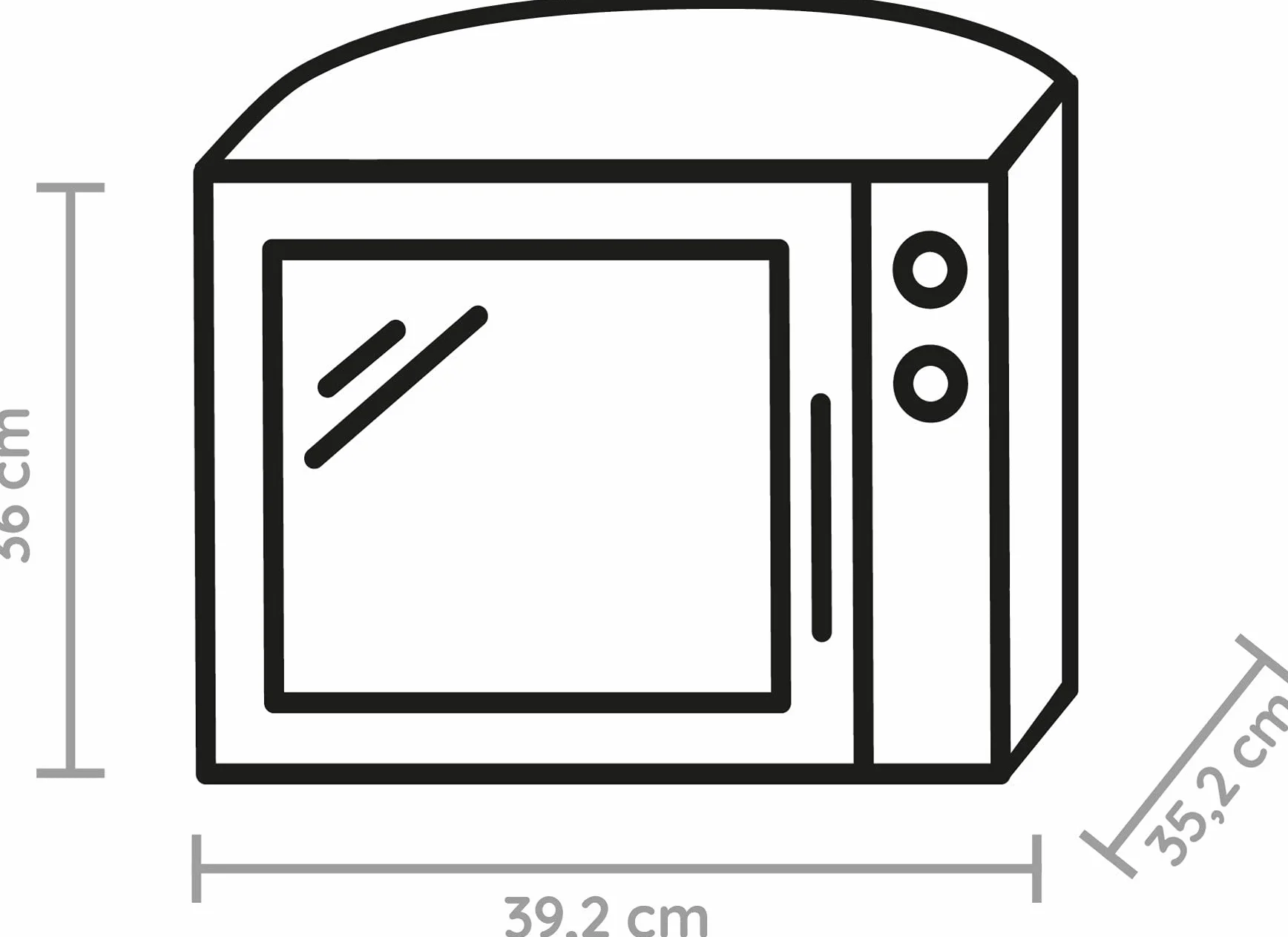Bauknecht MW 39 WSL - Combinación de parrilla y microondas / función Crisp / 700 W / 13 L / Diseño compacto para ahorrar espacio en esquinas, parrilla de 700 W / función de cocción al vapor