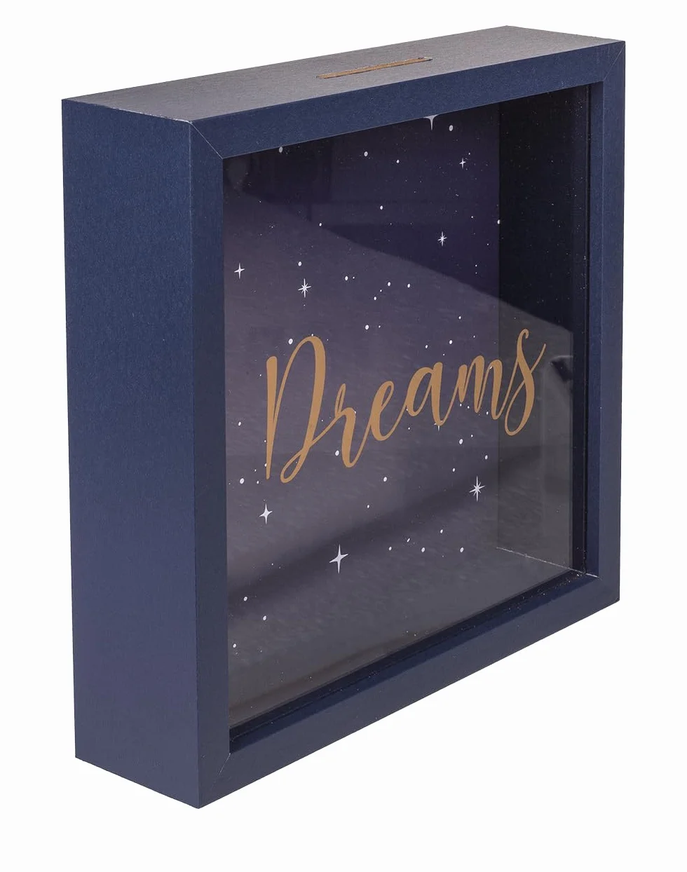 Dreams Hucha de Madera 20x20 cm con Marco