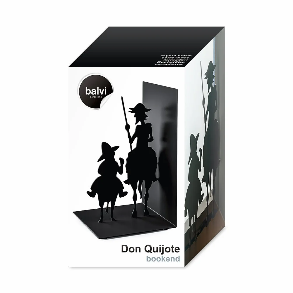 Balvi - Don Quijote sujetalibros de Metal. Inspirado en la Obra de Cervantes.