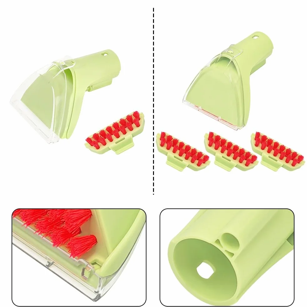 Green 1425 2458 3194 - Herramienta de tapicería con cepillos de repuesto Little Green
