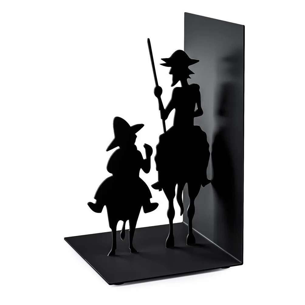 Balvi - Don Quijote sujetalibros de Metal. Inspirado en la Obra de Cervantes.