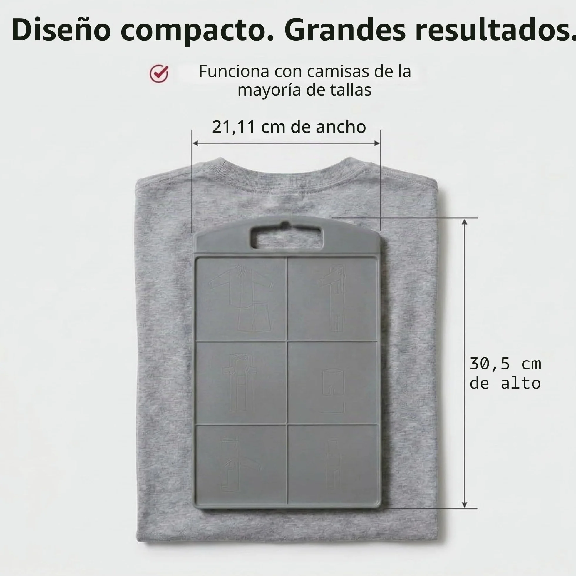Household Essentials 195 Junta para Ropa se pliega para Doblar Camisas