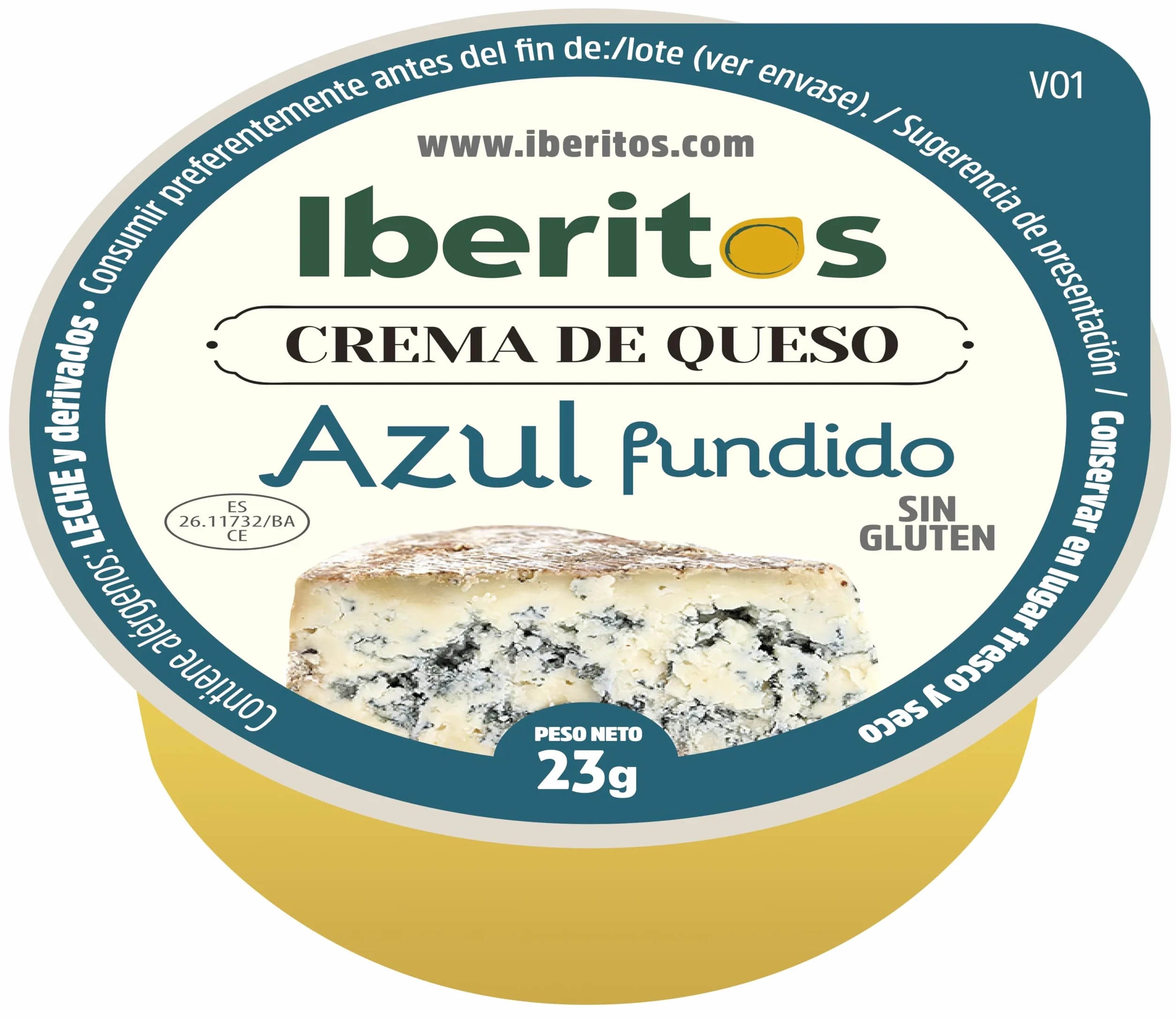Iberitos Surtido de Quesos Crema Monodosis 18 Unidades 23 g