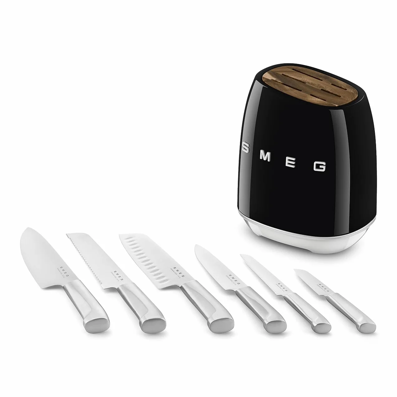SMEG KBSF02BL, Bloque de cuchillos 50's Style, Black