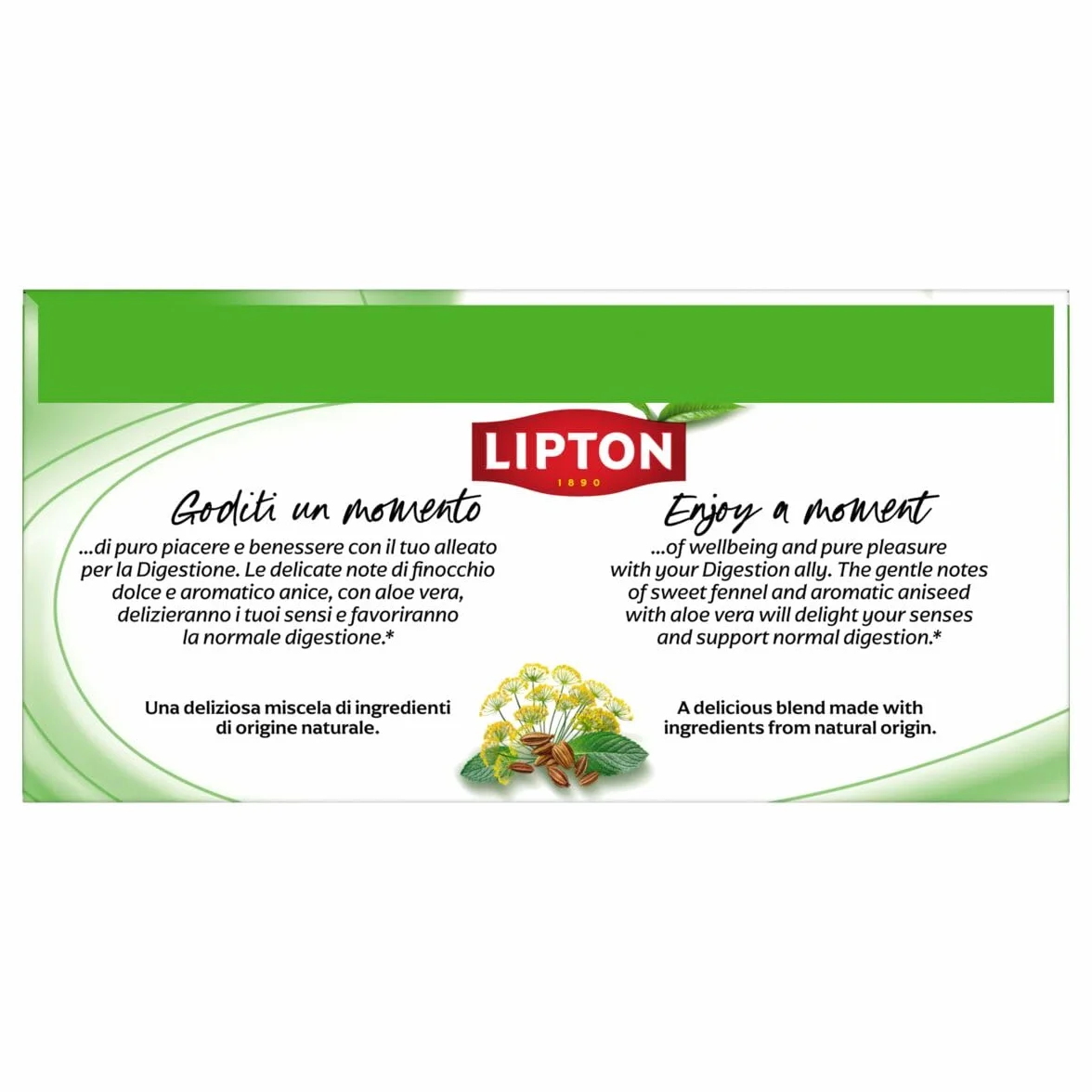 Lipton Infusión Digestión Hinojo Anís 17 Bolsitas