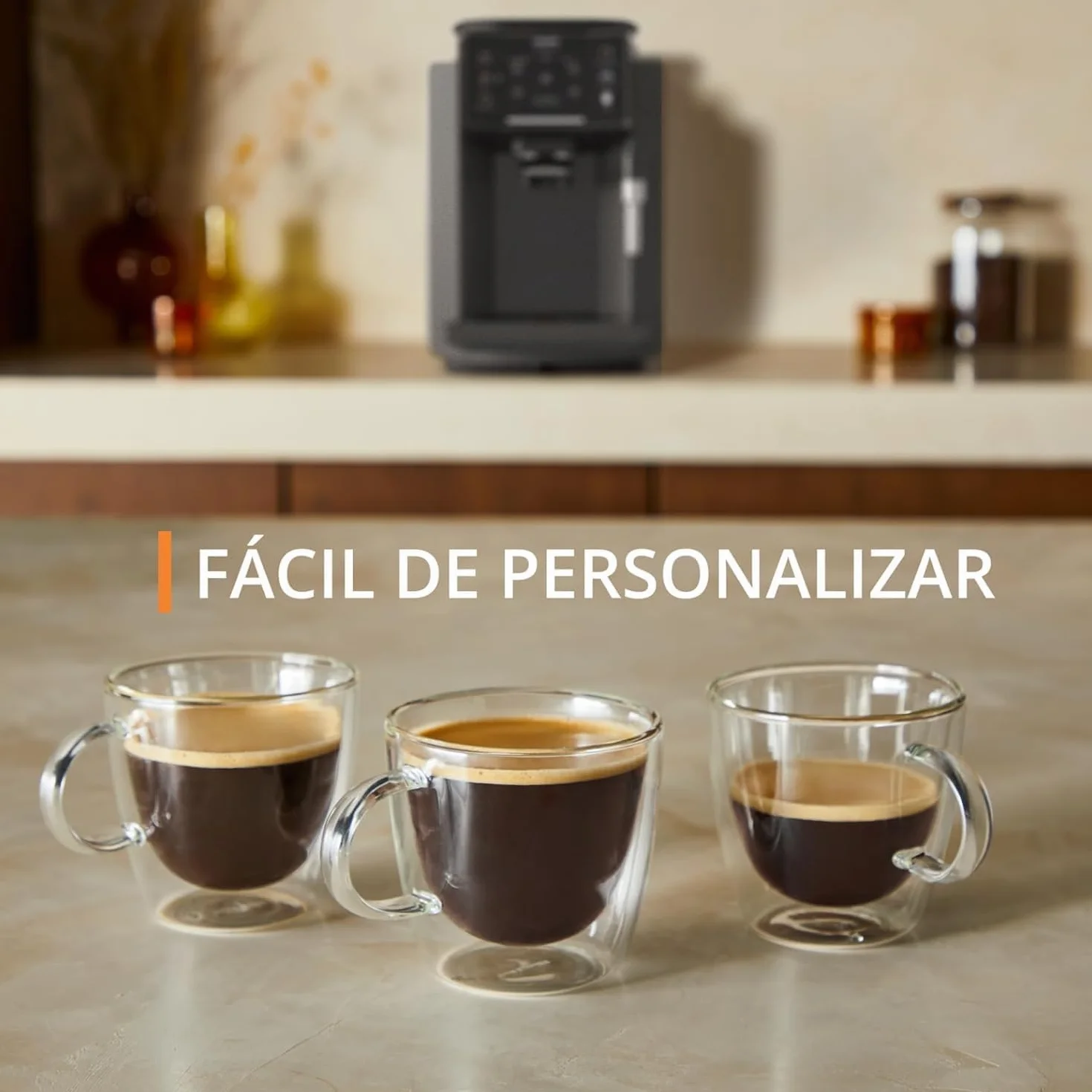 Krups Sensation C50, Cafetera superautomática, Potencia 1450W, Fácil uso, 5 tipos bebidas, Fácil mantenimiento, Alertas lumínicas, Cómoda limpieza, Ajustes personalizados, Boquilla vapor, EA9108