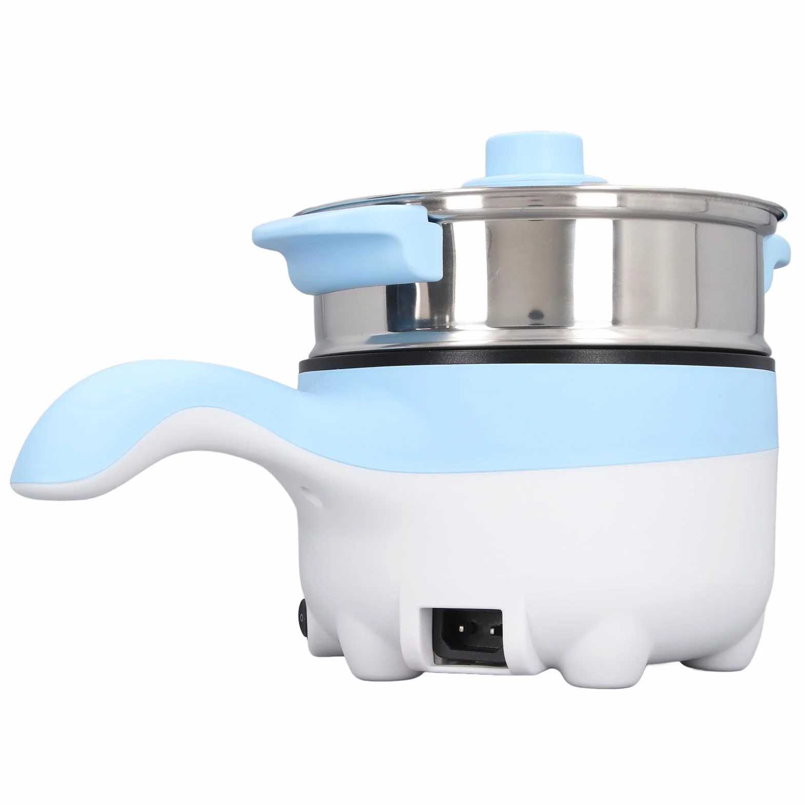 Olla de Cocina Eléctrica para Coche, Sartén Multifunción Portátil 24V 2L Acero Inoxidable para Picnic